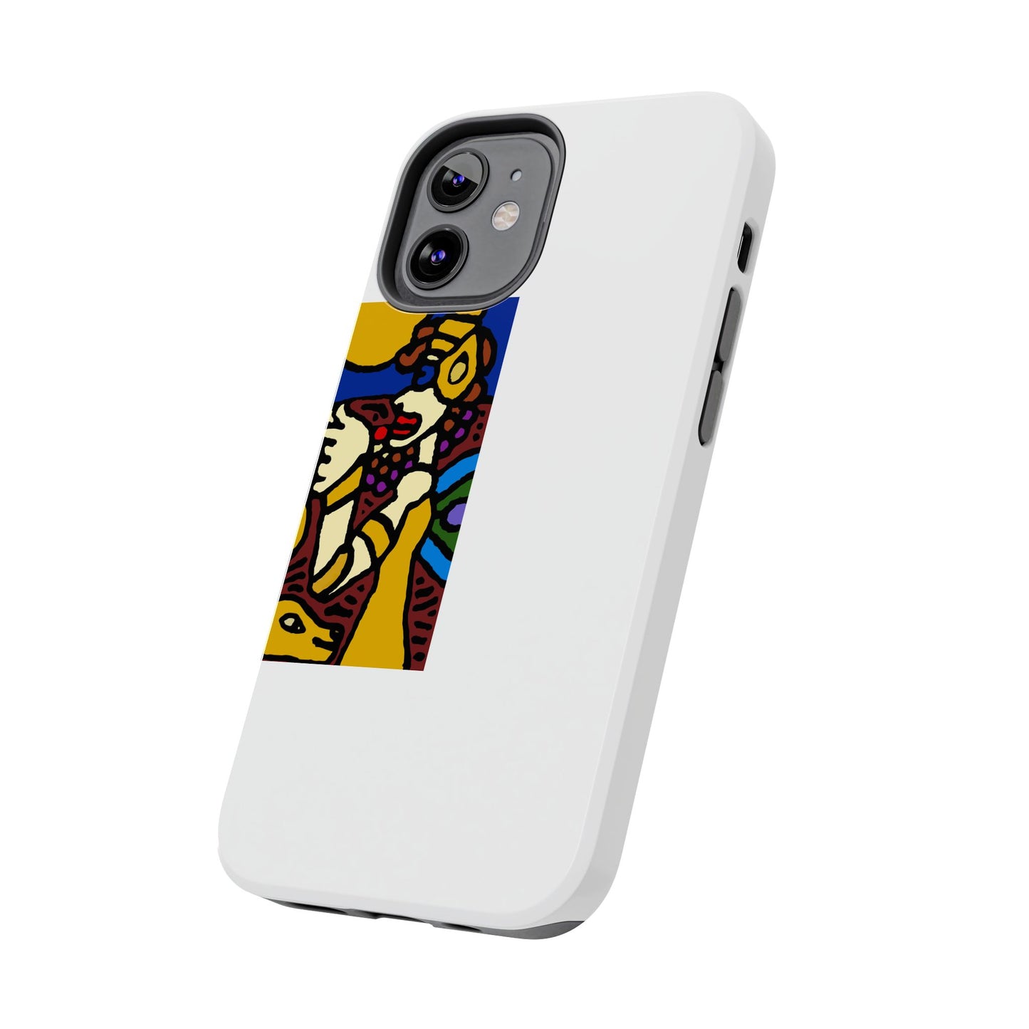 The golden snake being blessed by the fairy Tough Phone Case