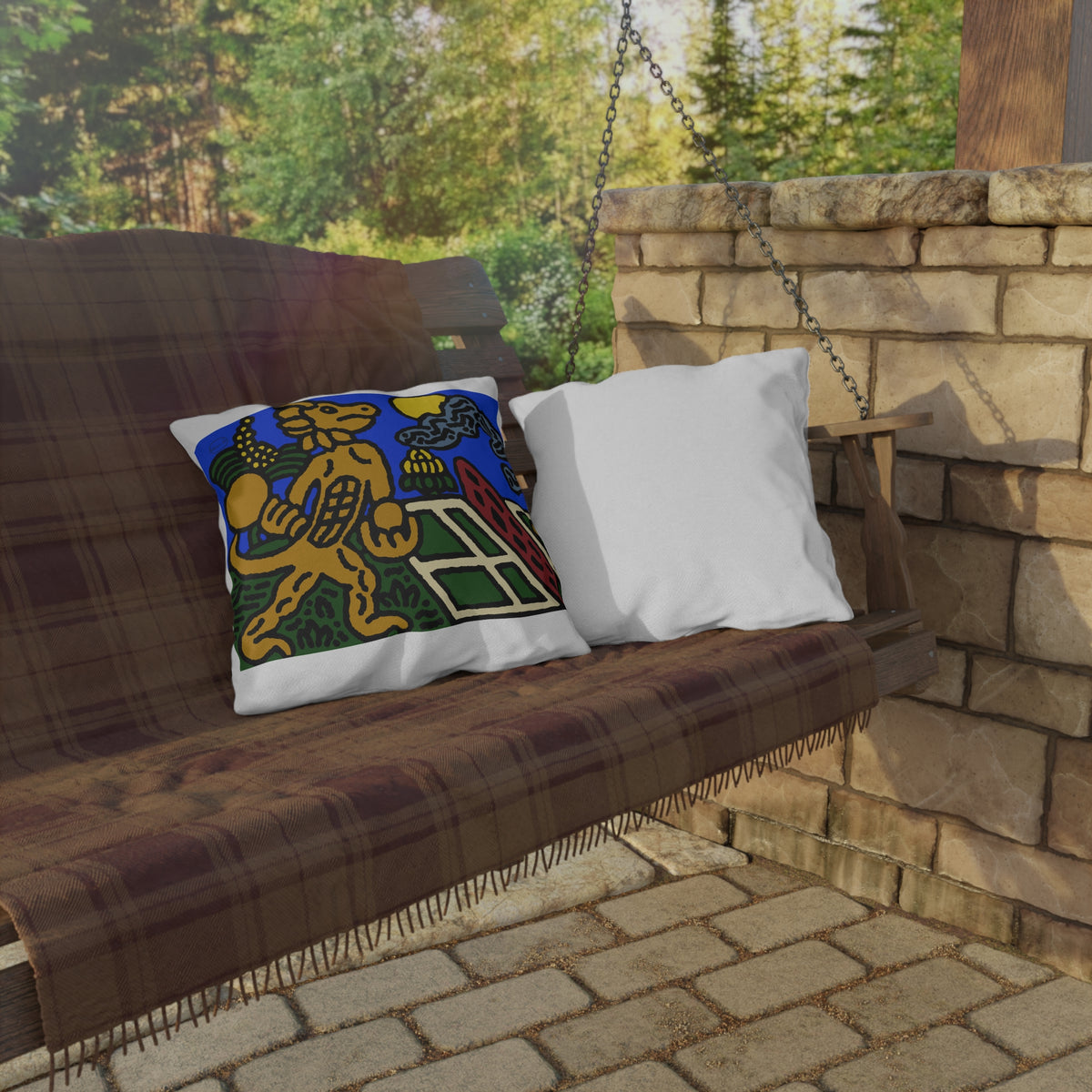 Ready for making big serves in life — Outdoor Pillow