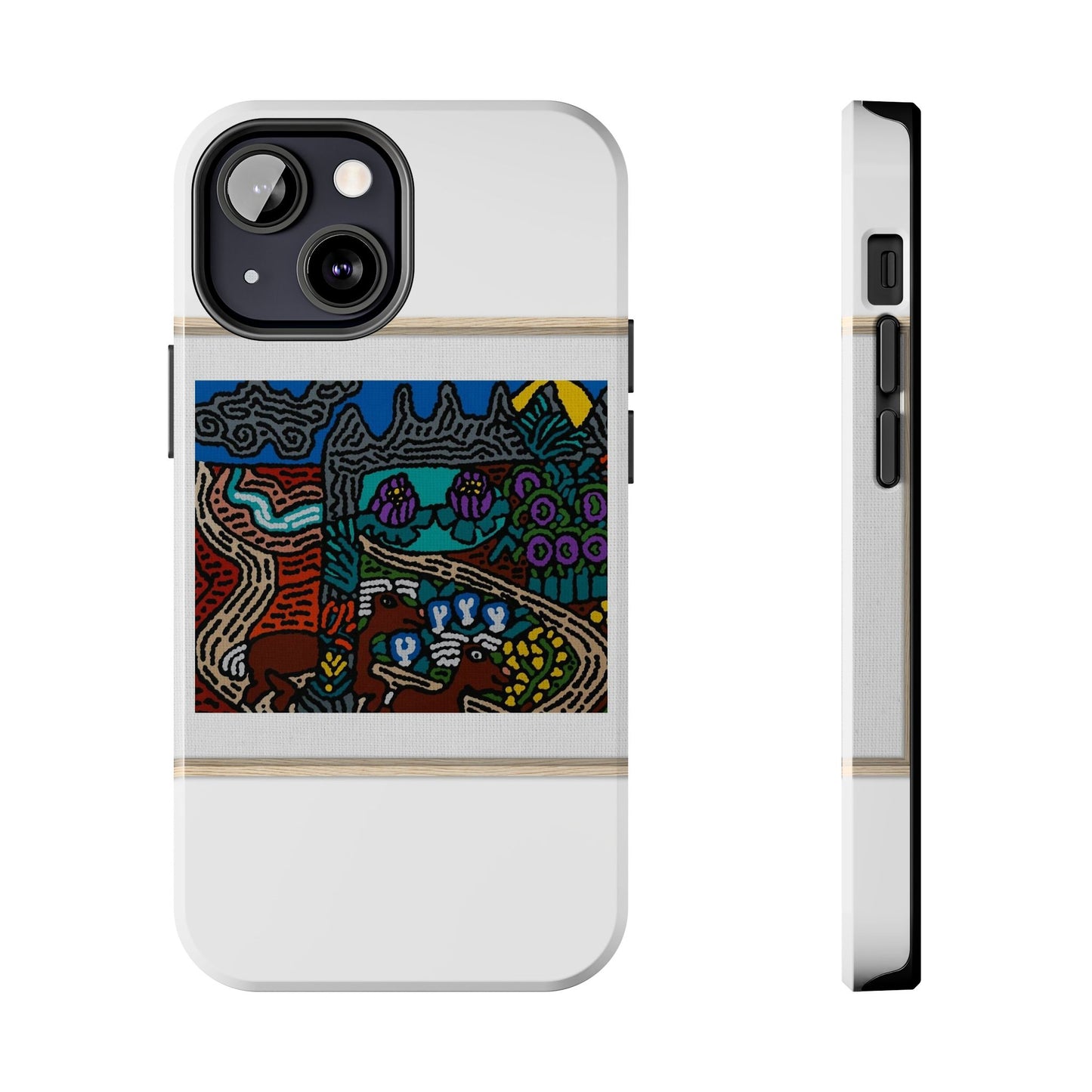 Road to a Sanctuary and Oasis Tough Phone Case