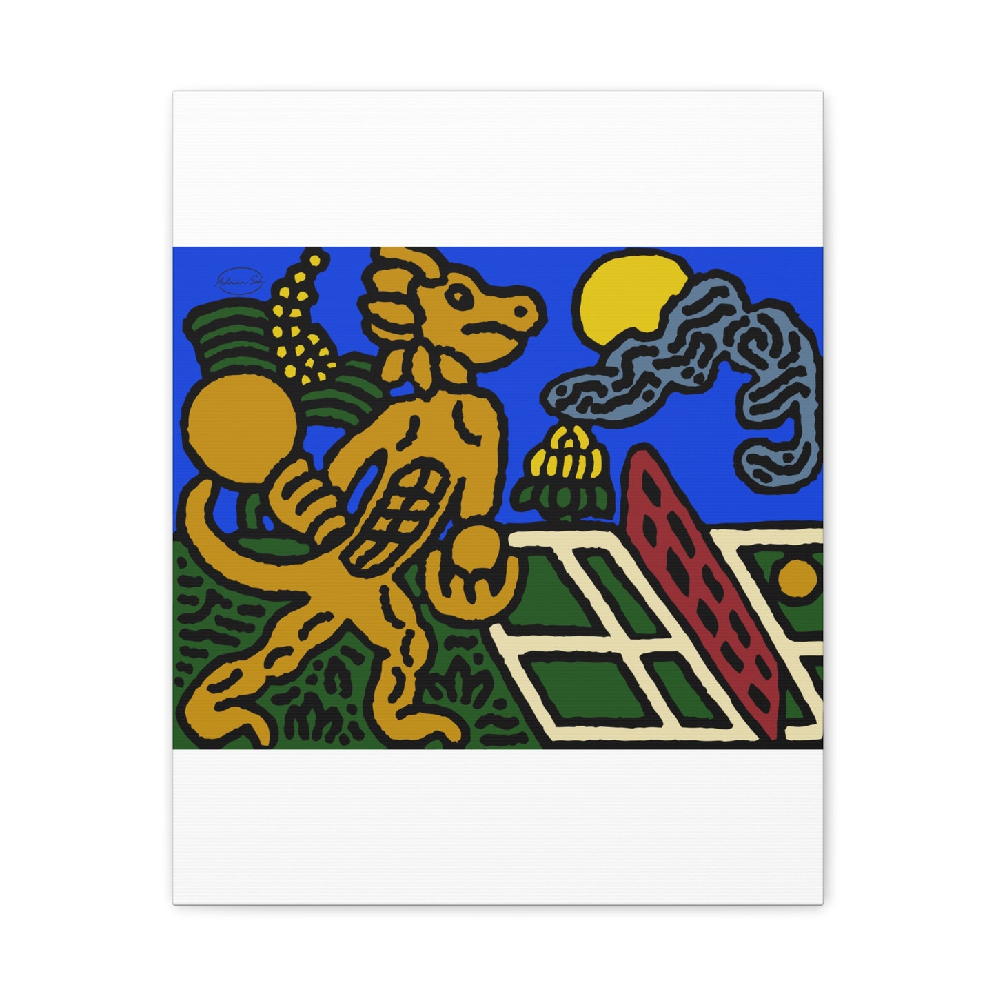 Ready for making big serves in life Canvas (Small)