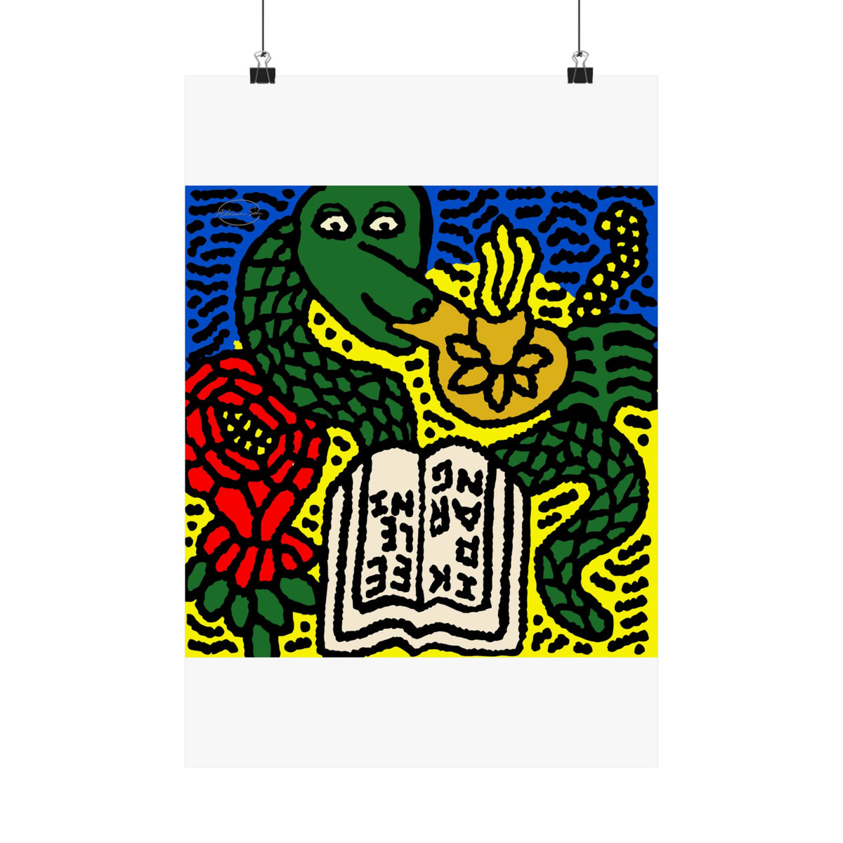Shining a light on knowledge Matte Poster Vertical (Small)