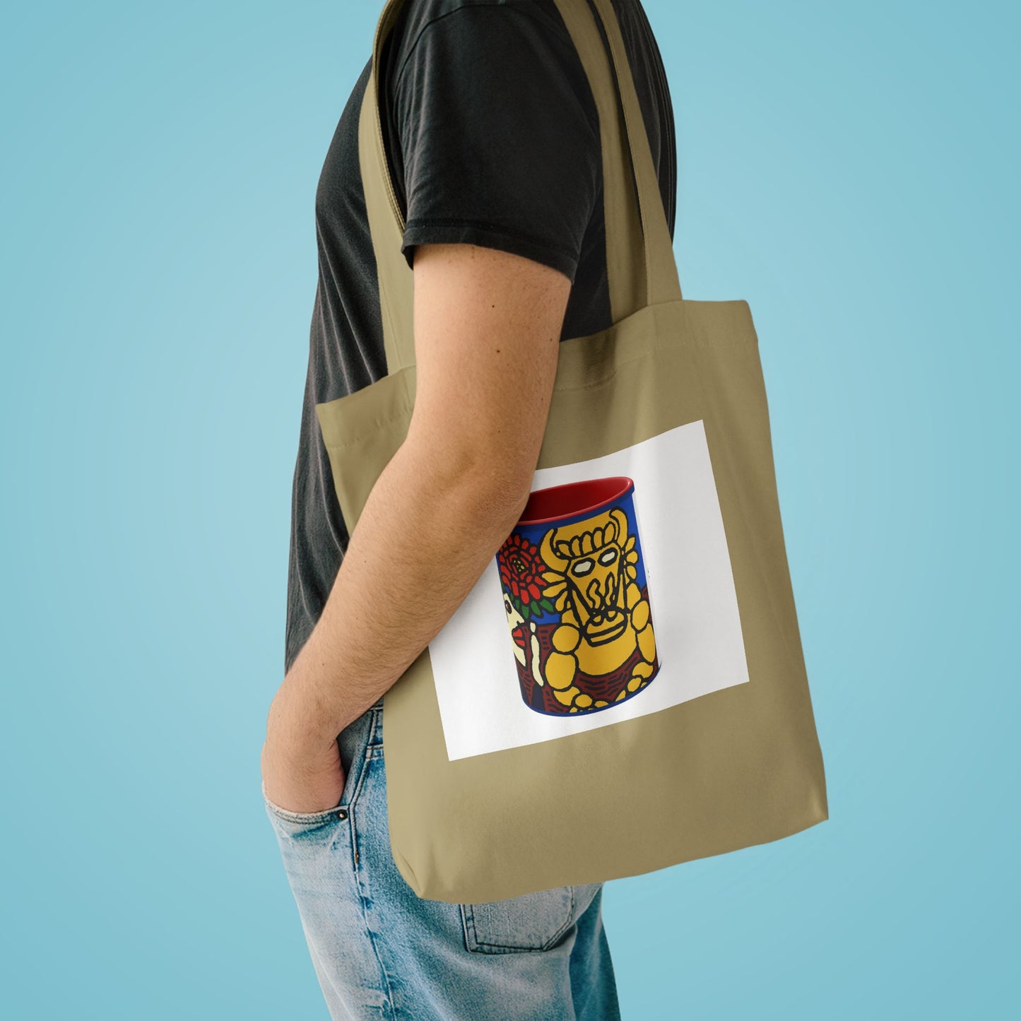 The warrior hailing the mighty golden dragon Classic Tote Bag
