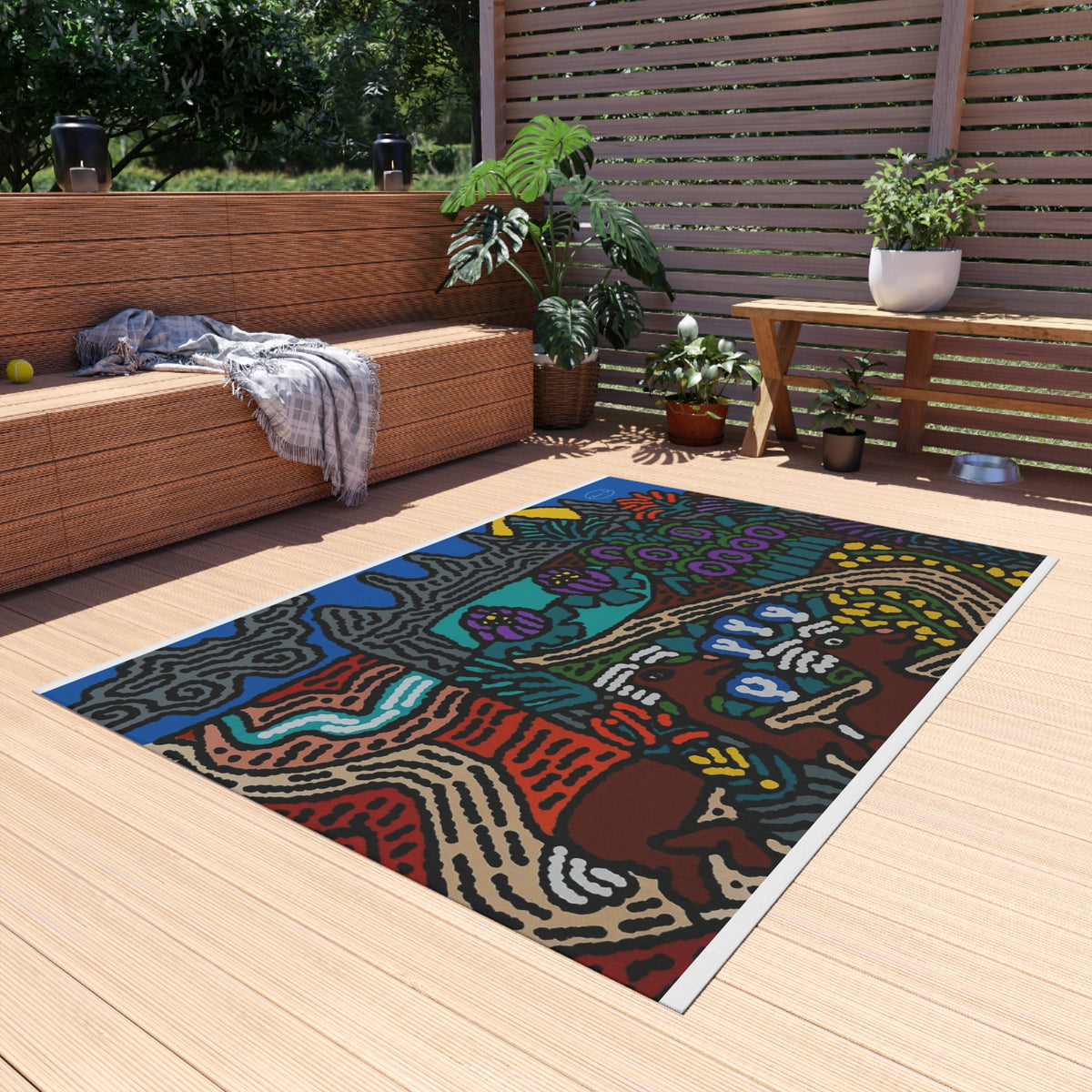 Road to a Sanctuary and Oasis — Outdoor Rug
