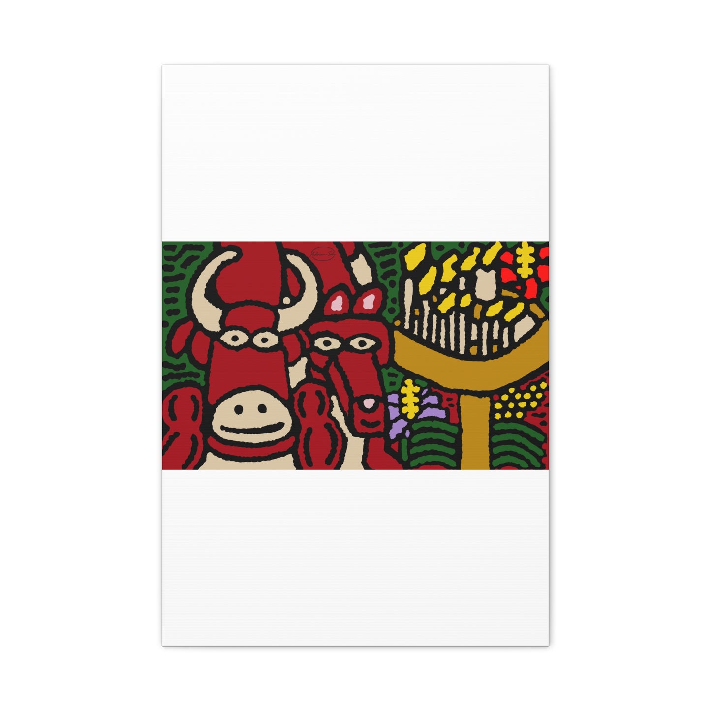 Going blessed by light together Canvas (Small)