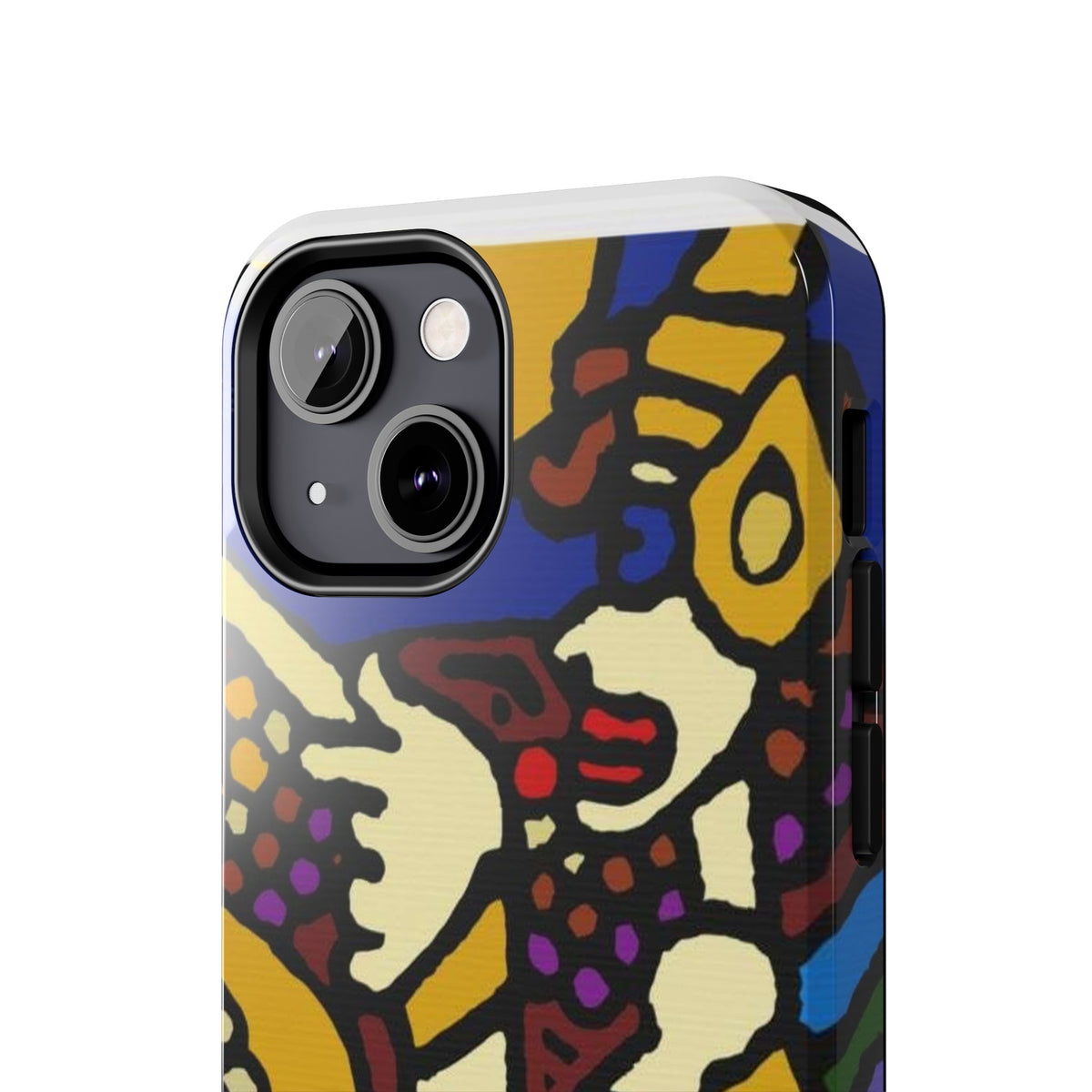 The golden snake being blessed by the fairy Tough Phone Case
