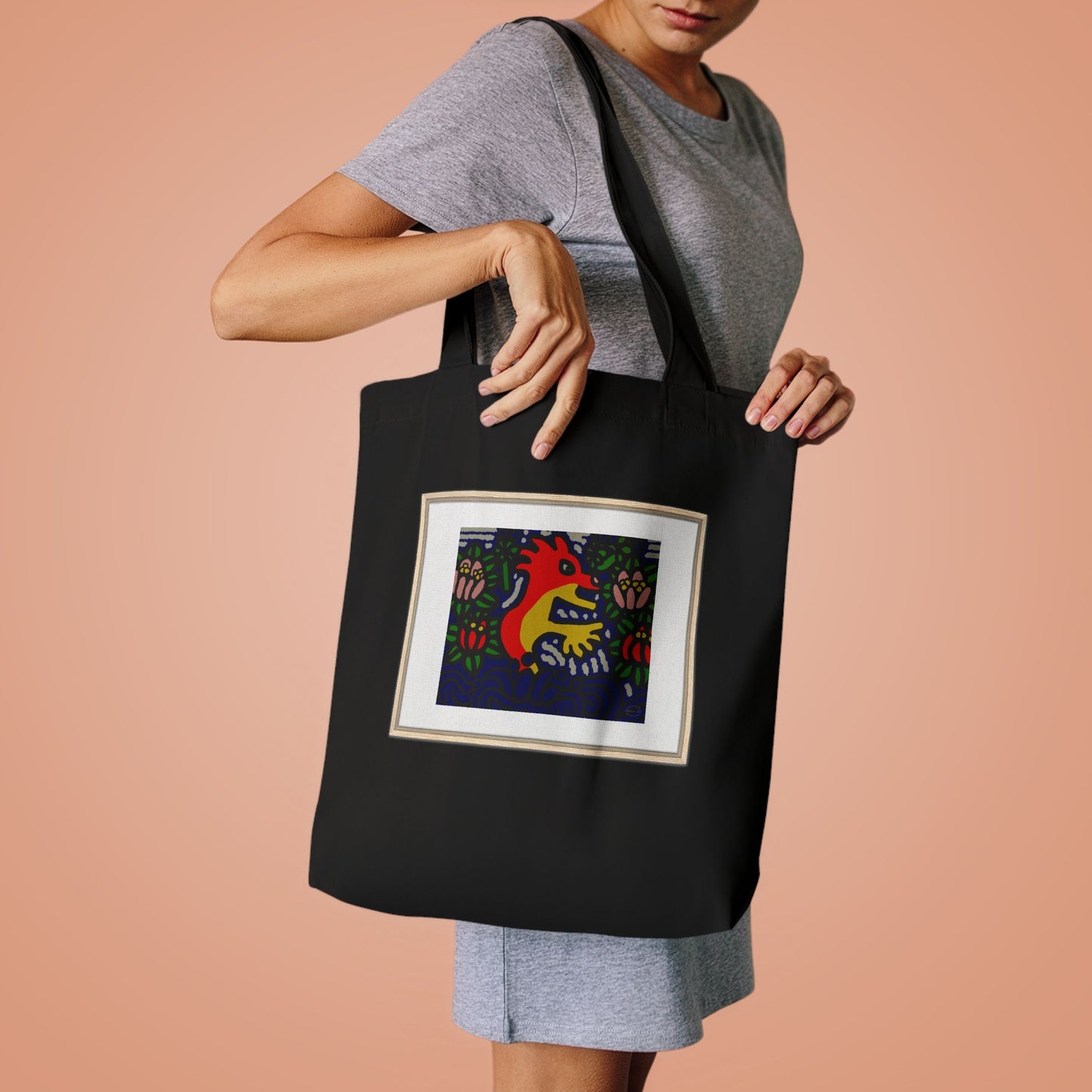 Breaking through the surface of a lotus pond Classic Tote Bag