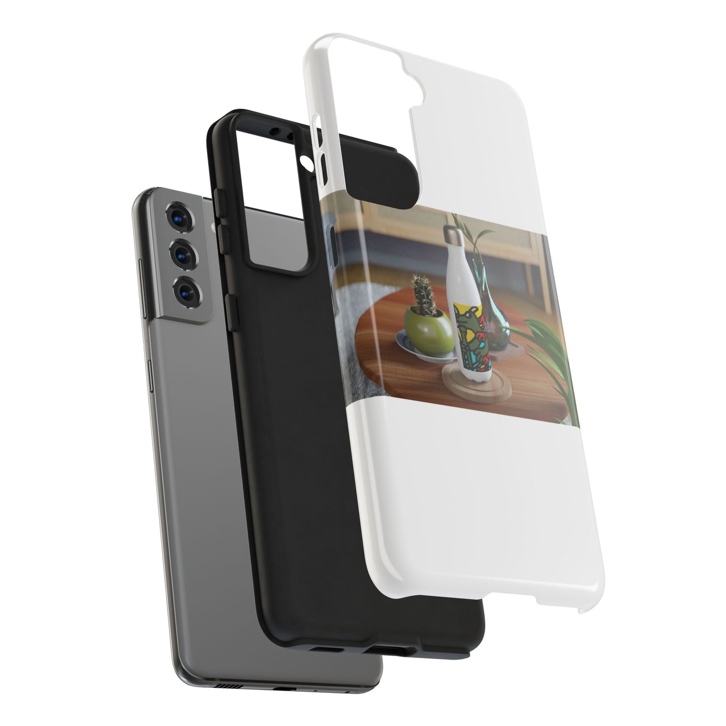 Two dragons enjoying a feast together Tough Phone Case