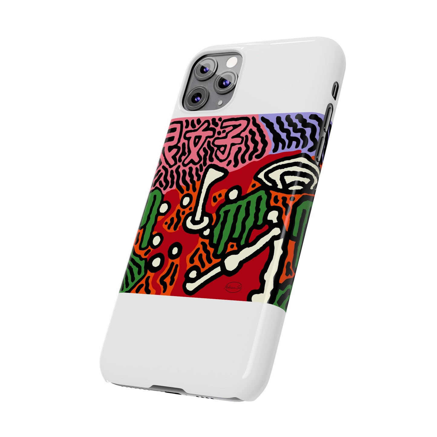 Hitting holes in one throughout life Slim Phone Case