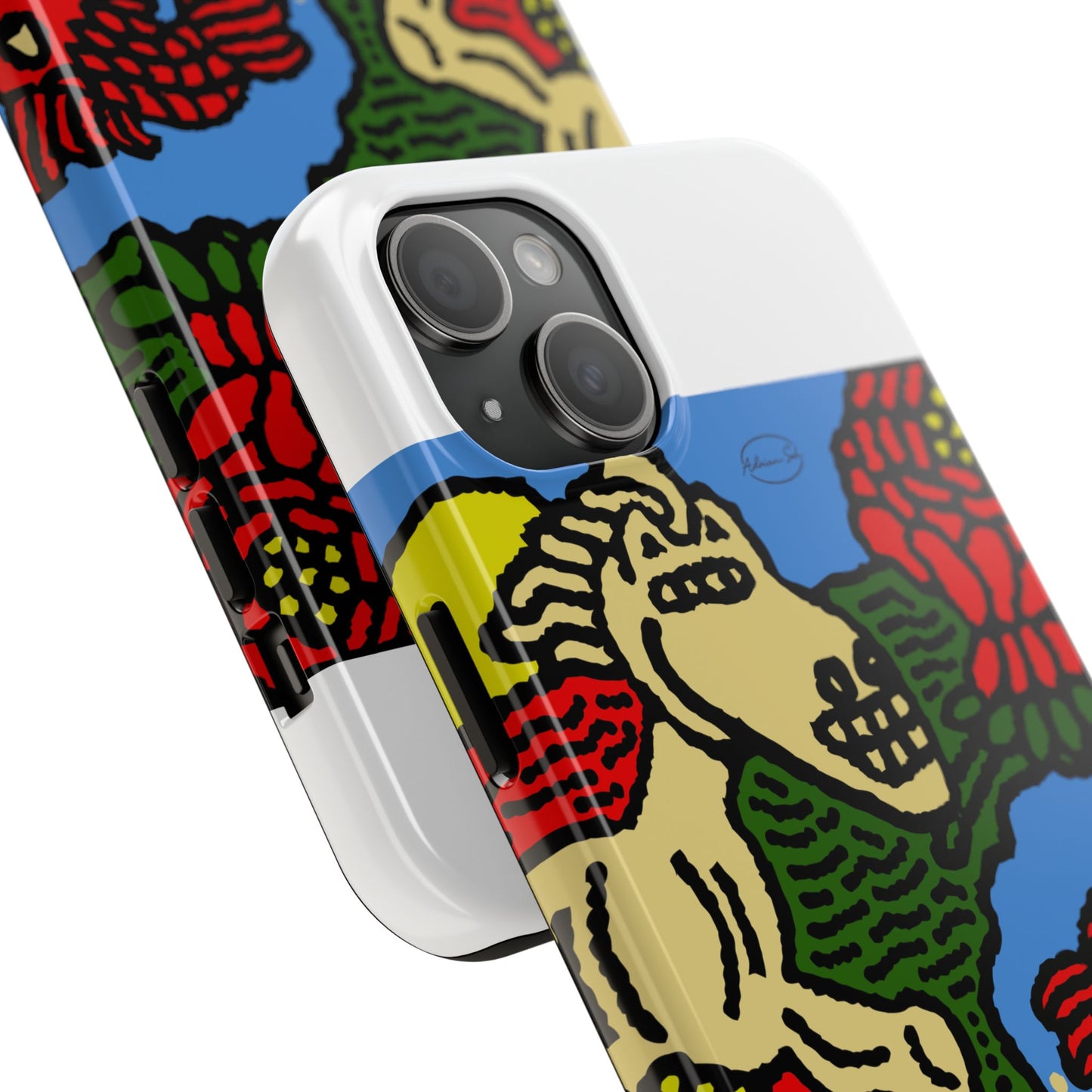 Galloping carefree through life Tough Phone Case
