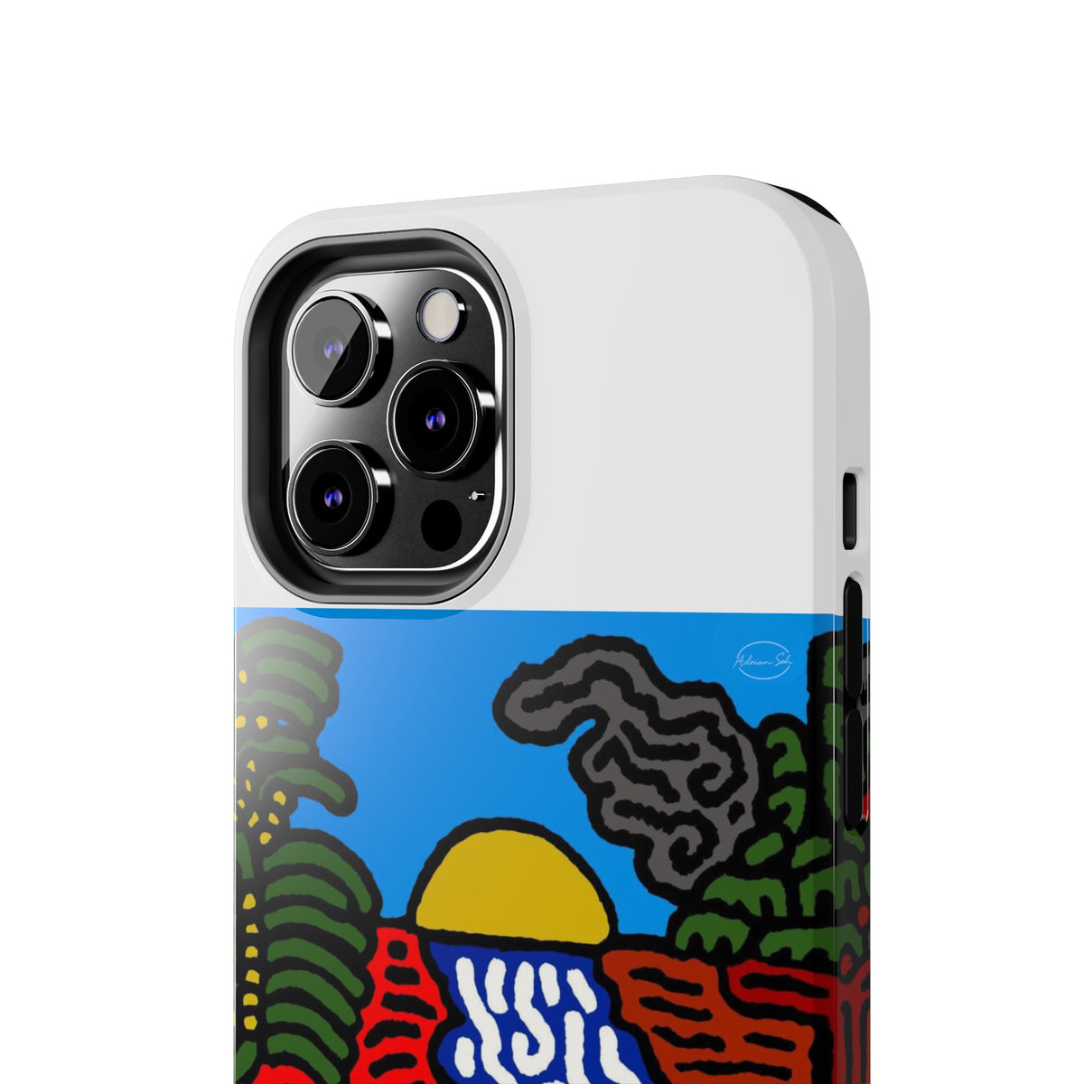 The river that joins the Australian wattle and Lebanese cedar tree in friendship Tough Phone Case