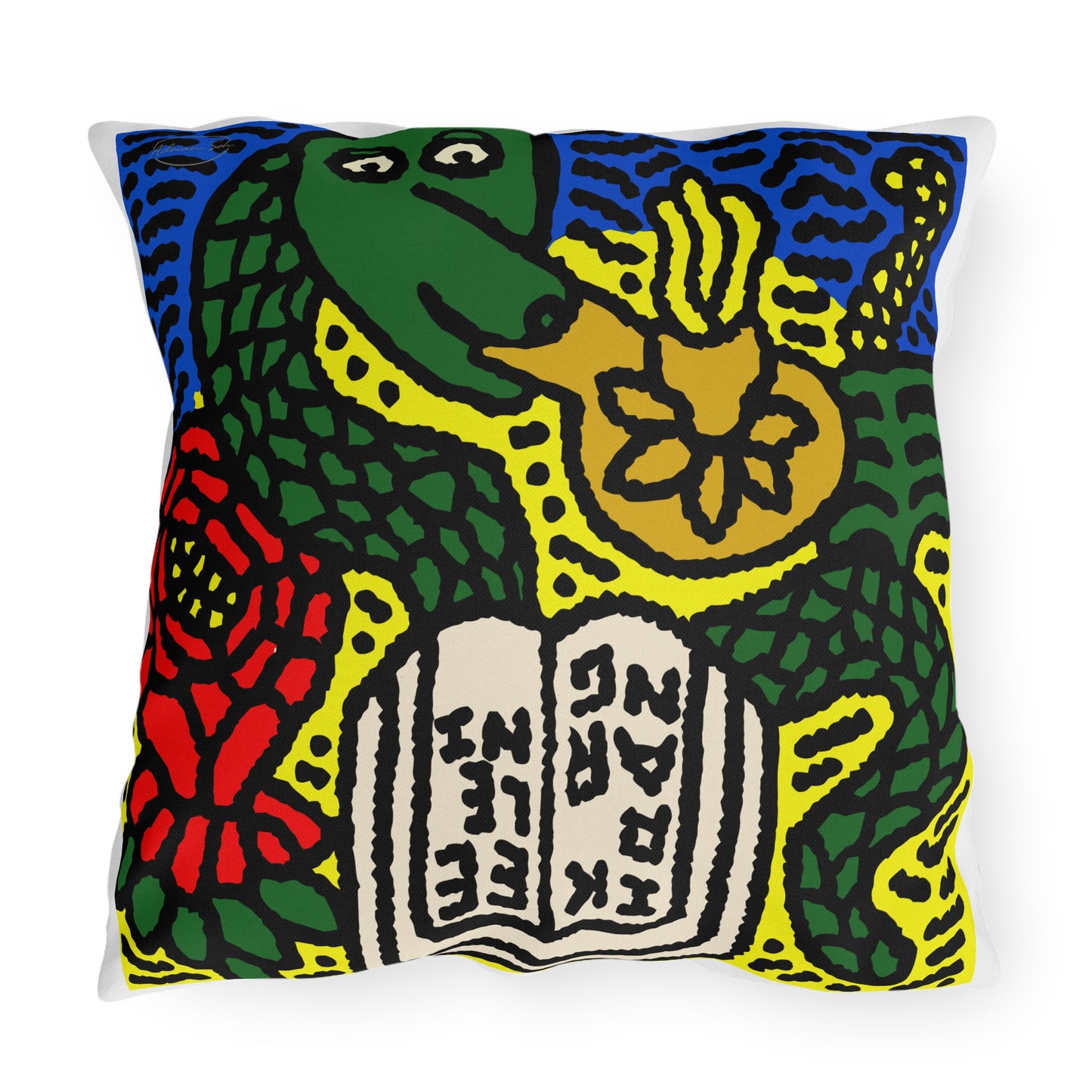Shining a light on knowledge — Outdoor Pillow