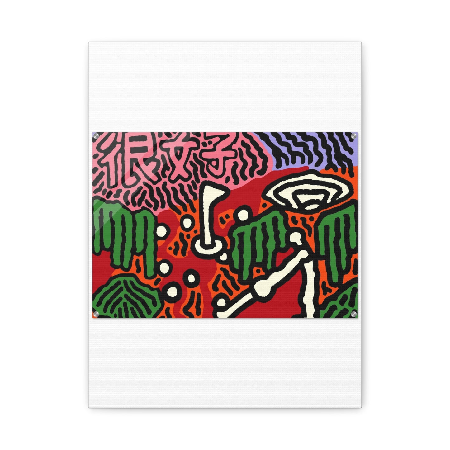 Scoring goals throughout life Canvas (Large)