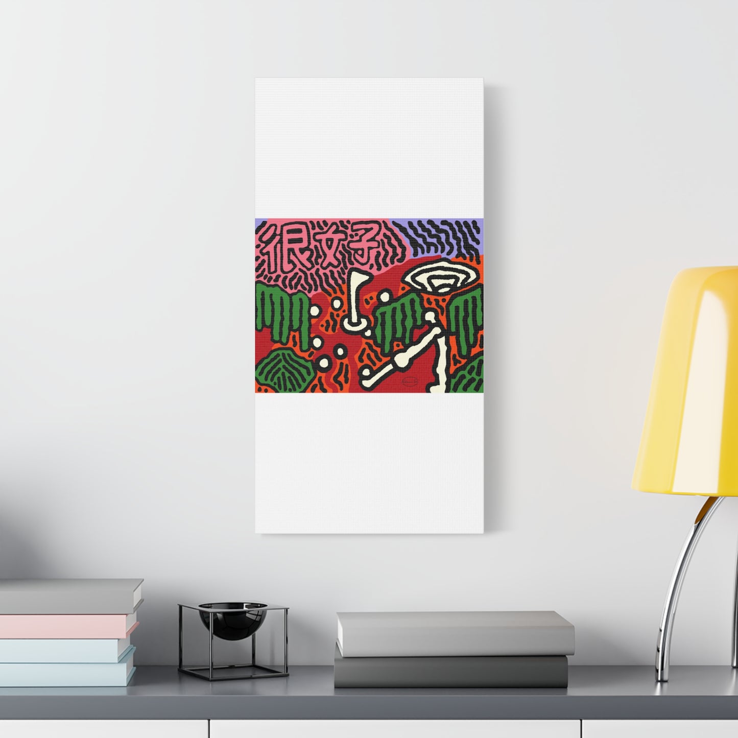 Hitting holes in one throughout life Canvas (Large)
