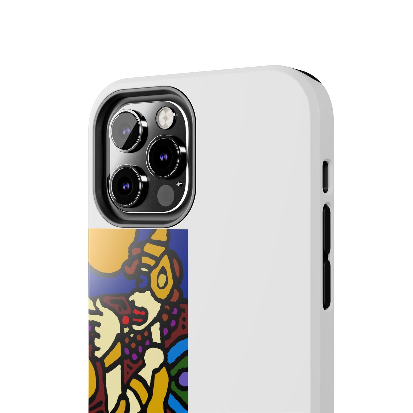 The golden snake being blessed by the fairy Tough Phone Case