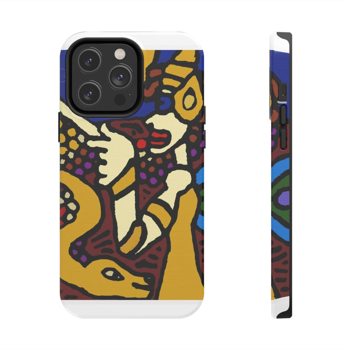 The golden snake being blessed by the fairy Tough Phone Case