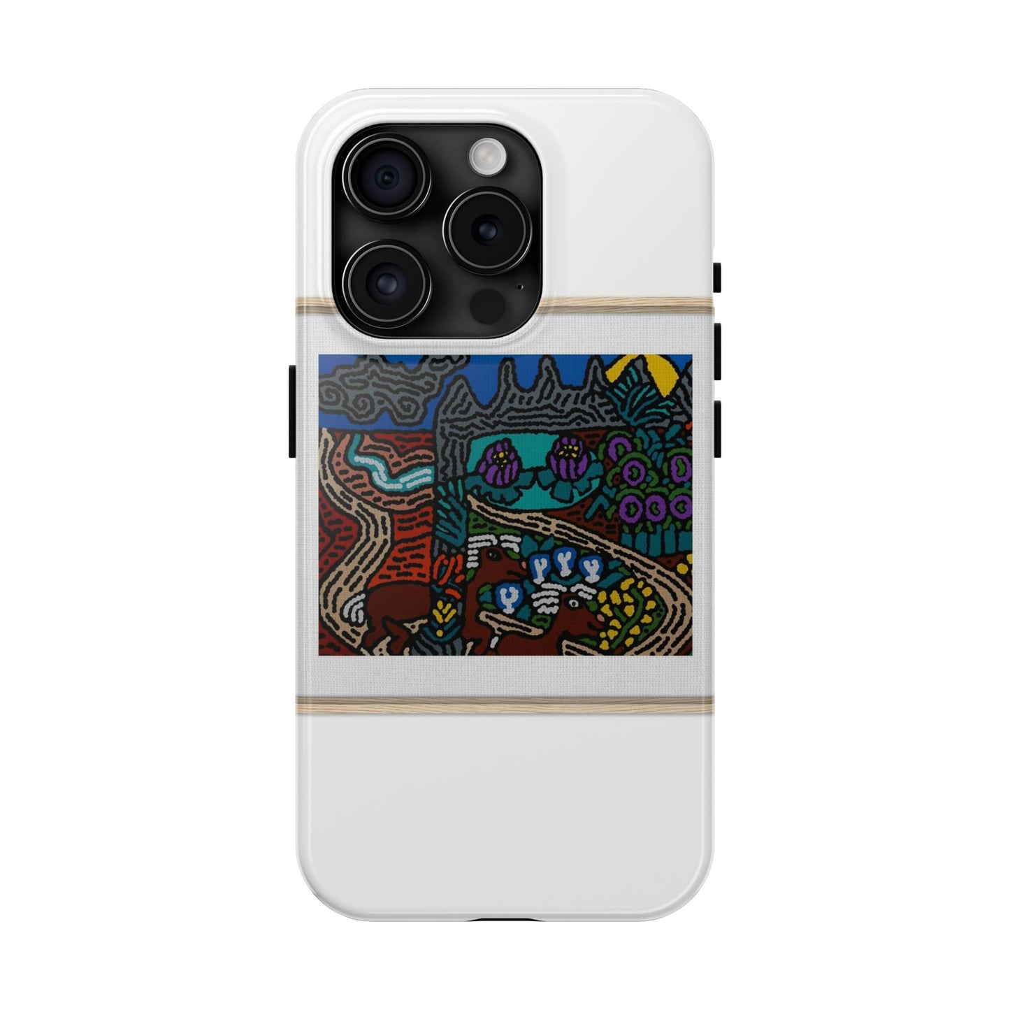 Road to a Sanctuary and Oasis Tough Phone Case