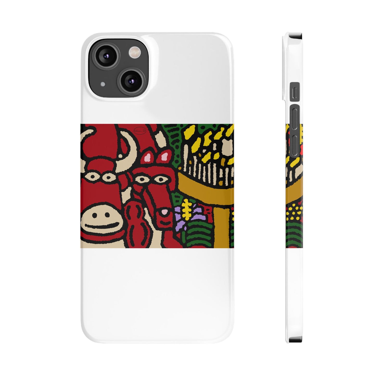 Going blessed by light together Slim Phone Case