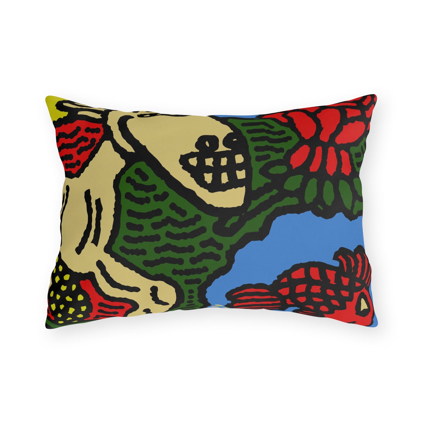 Galloping carefree through life — Outdoor Pillow