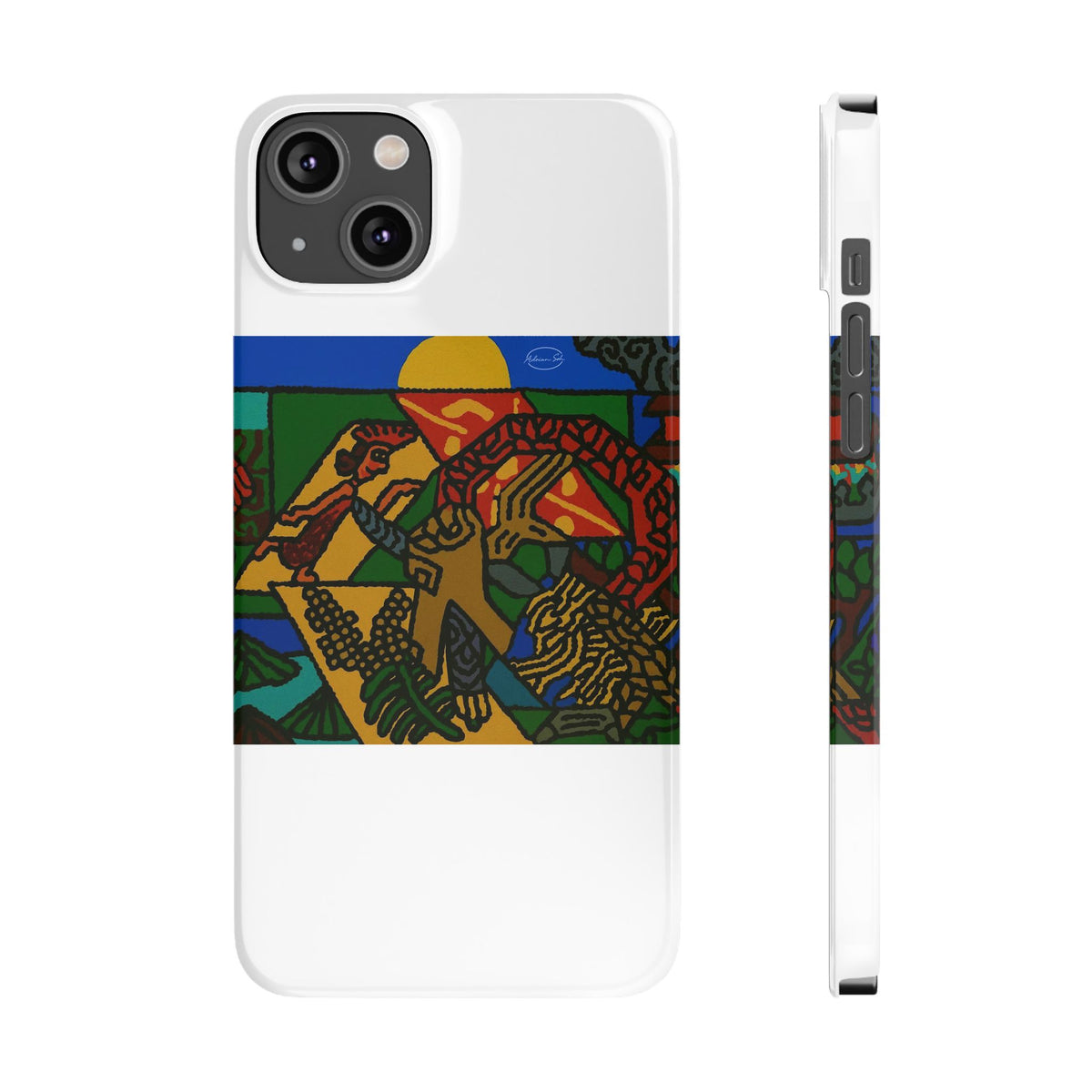 Drawing your own destiny Slim Phone Case