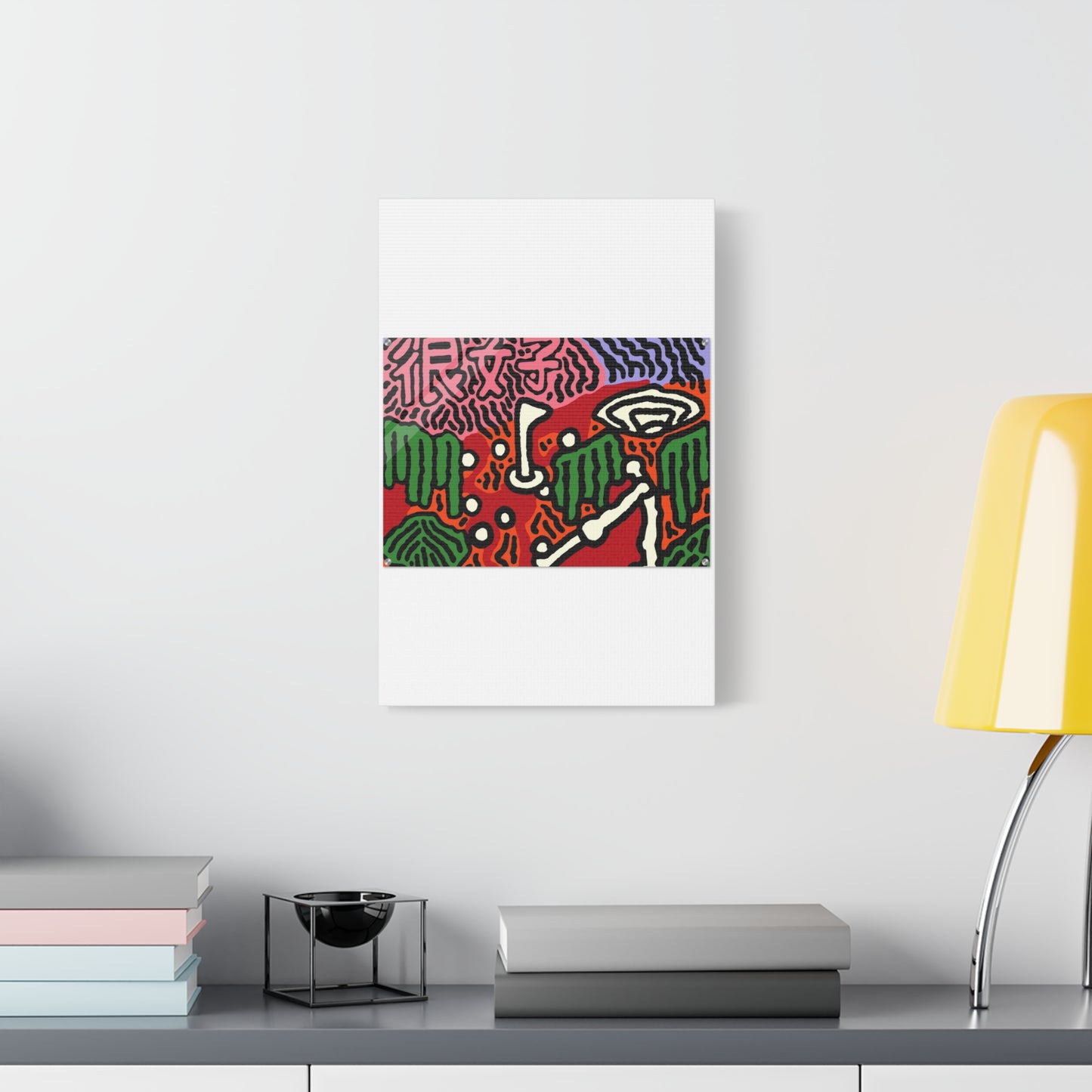 Scoring goals throughout life Canvas (Large)