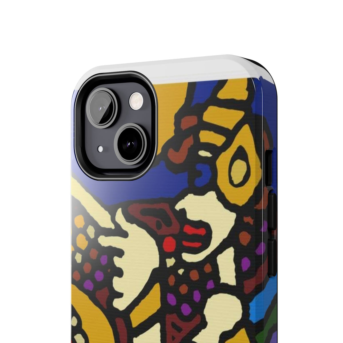 The golden snake being blessed by the fairy Tough Phone Case