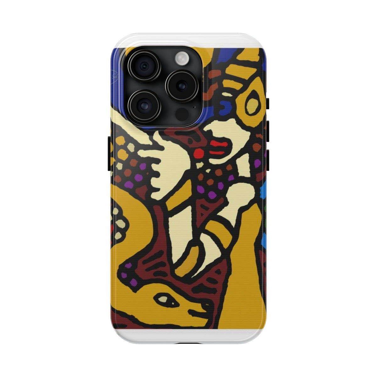 The golden snake being blessed by the fairy Tough Phone Case