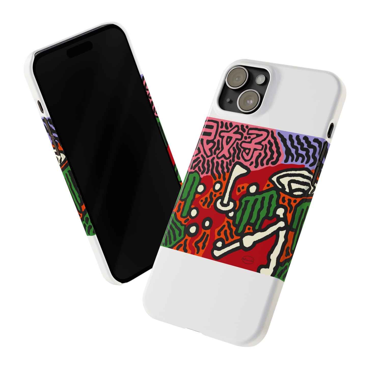 Hitting holes in one throughout life Slim Phone Case