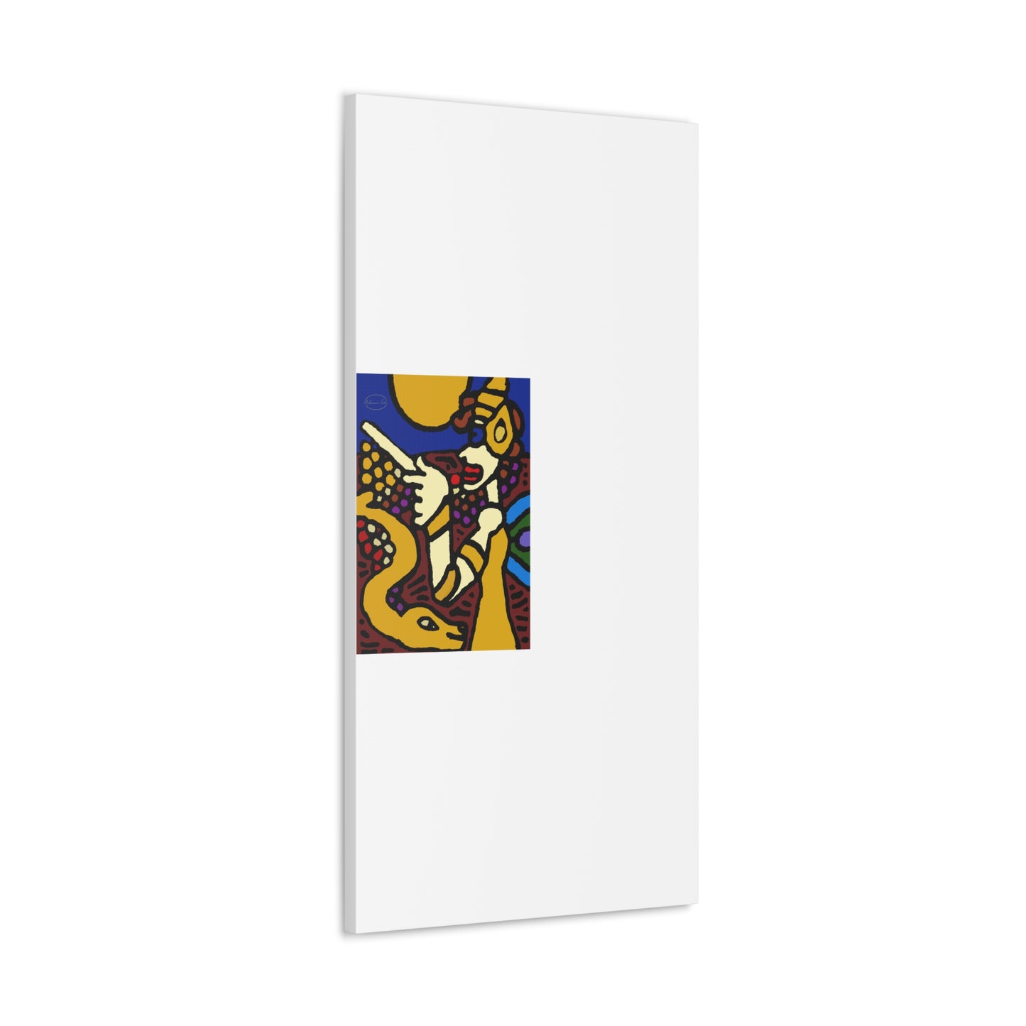The golden snake being blessed by the fairy Canvas (Large)