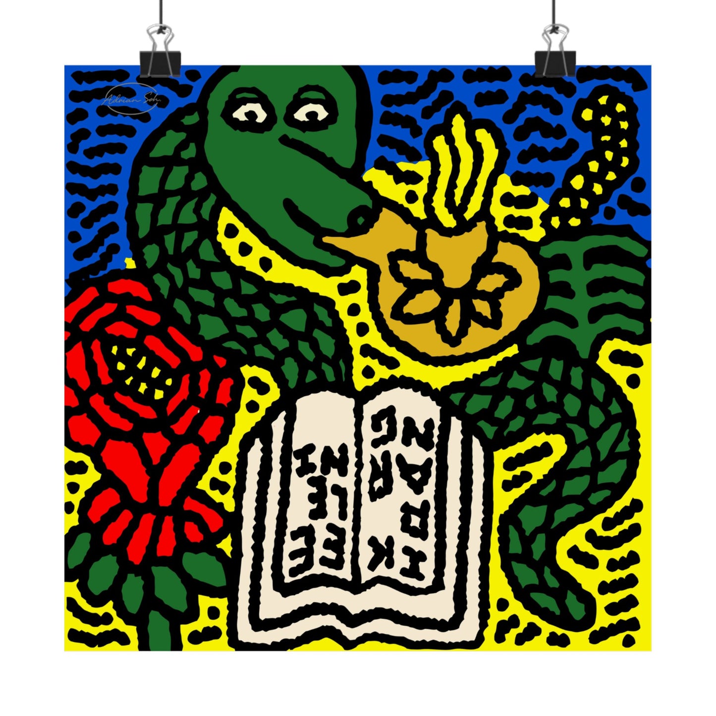 Shining a light on knowledge Matte Poster Horizontal (Large)