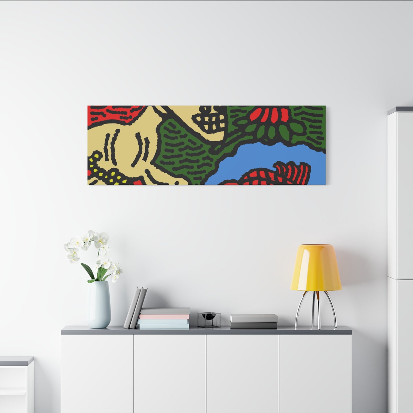 Galloping carefree through life Canvas (Small)
