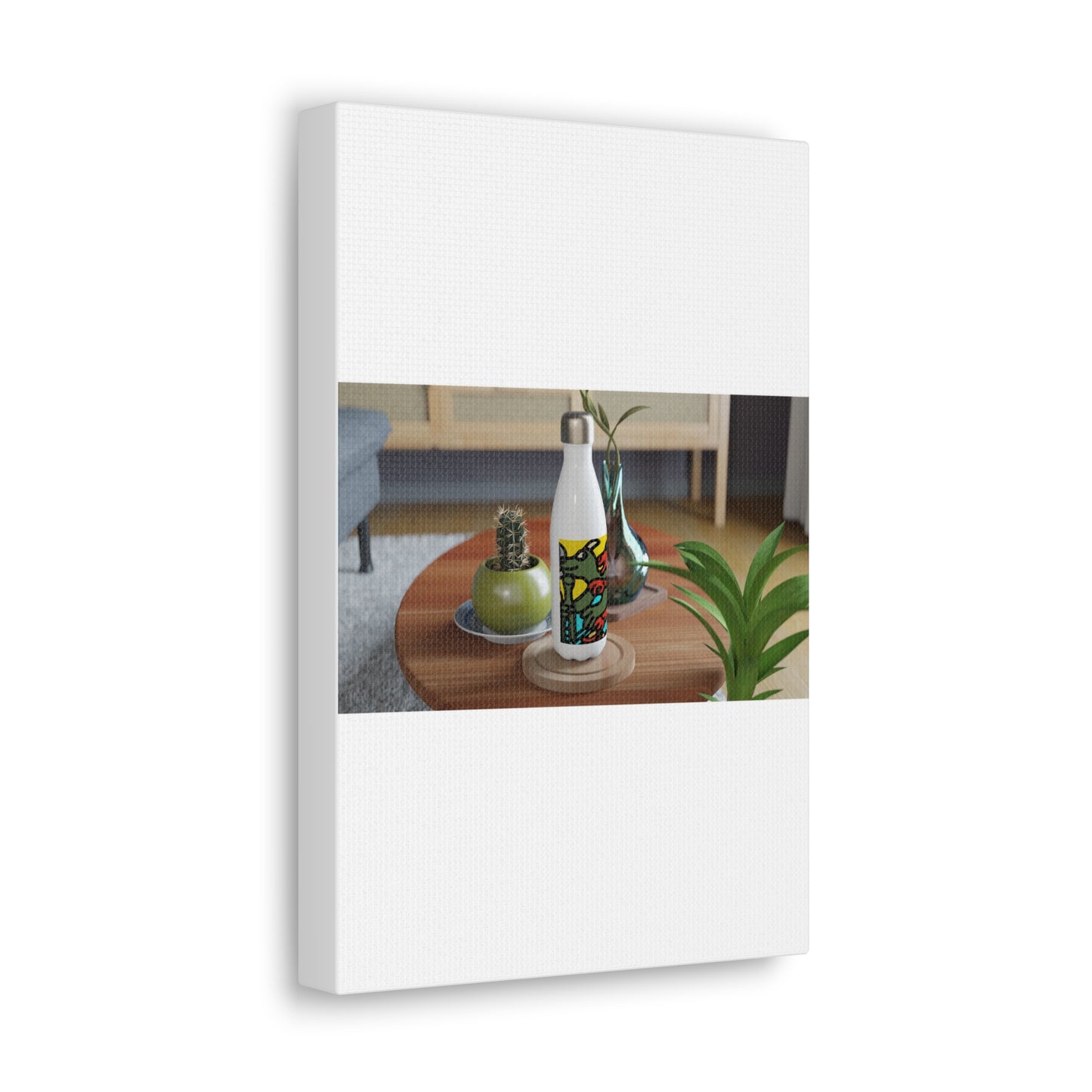 Two dragons enjoying a feast together Canvas (Small)
