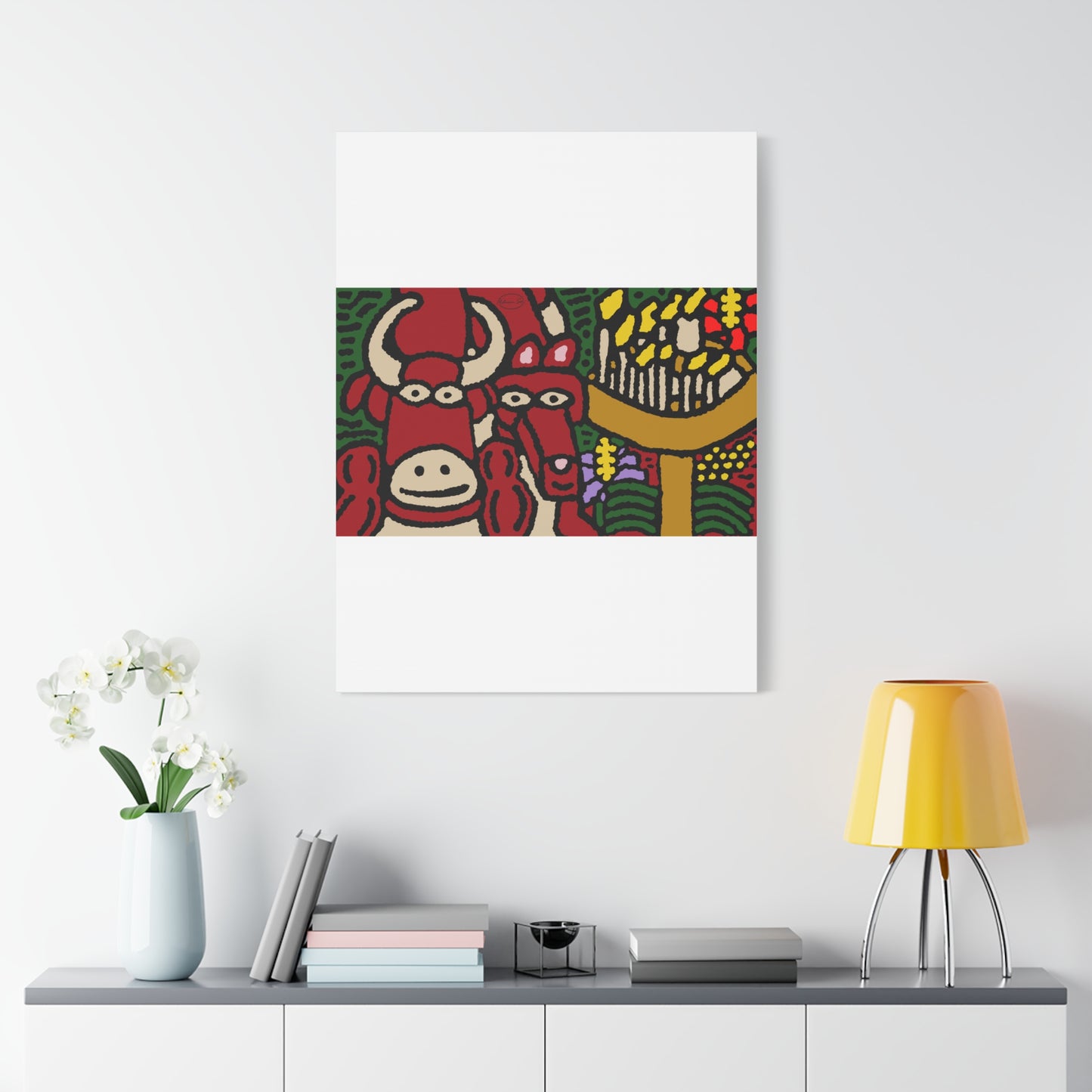 Going blessed by light together Canvas (Small)