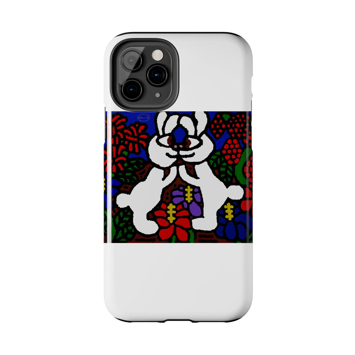 Bunnies in love Tough Phone Case
