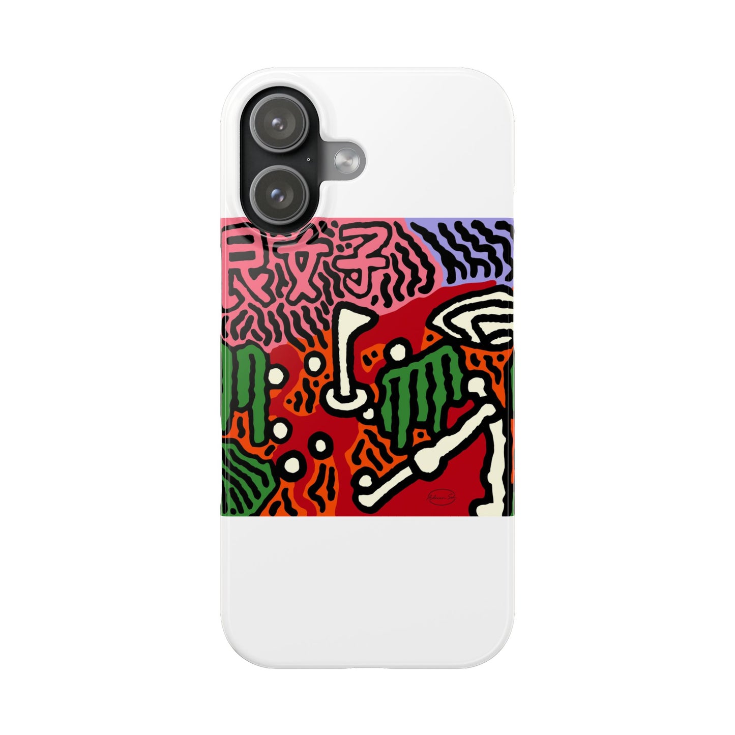 Hitting holes in one throughout life Slim Phone Case