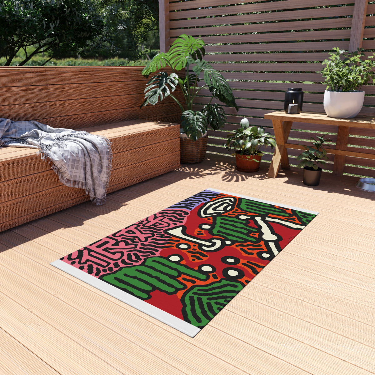 Hitting holes in one throughout life — Outdoor Rug
