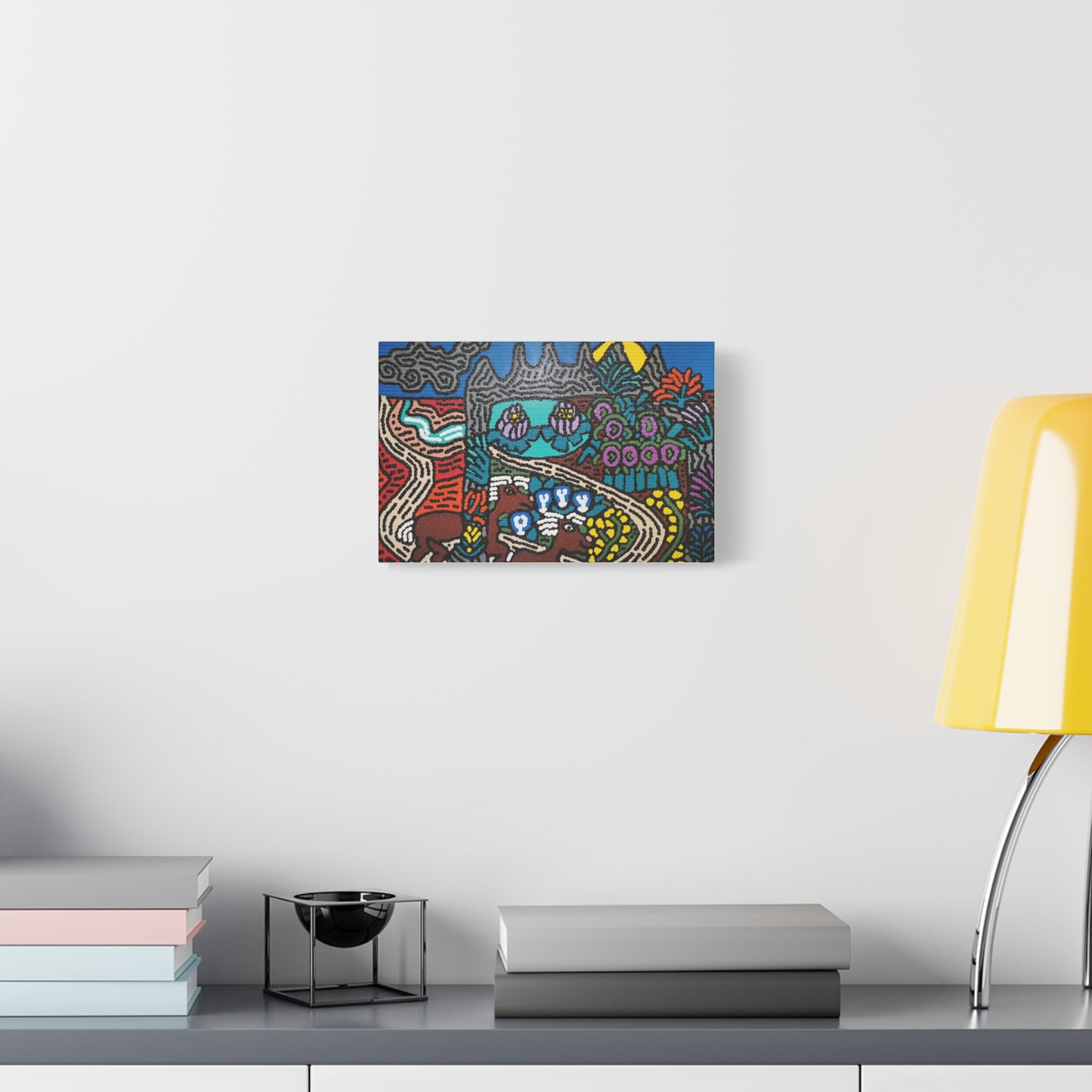 Going to the valley of hope and prosperity Canvas (Small)