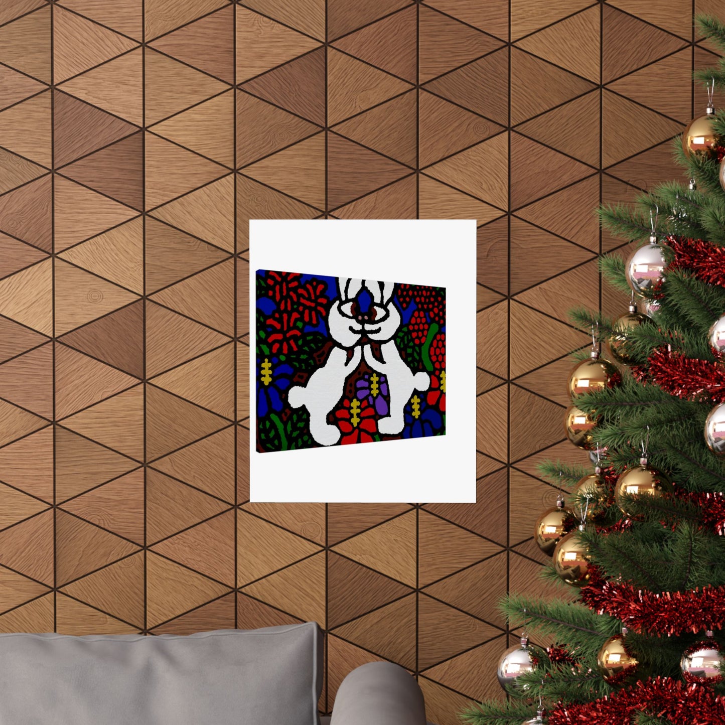 Bunnies in love Matte Poster Vertical (Small)