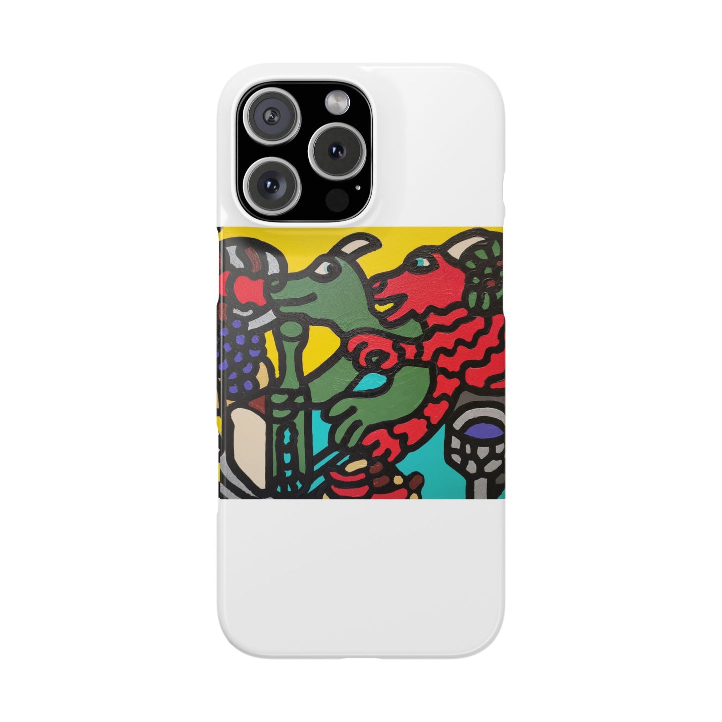 Enjoying our companionship Slim Phone Case