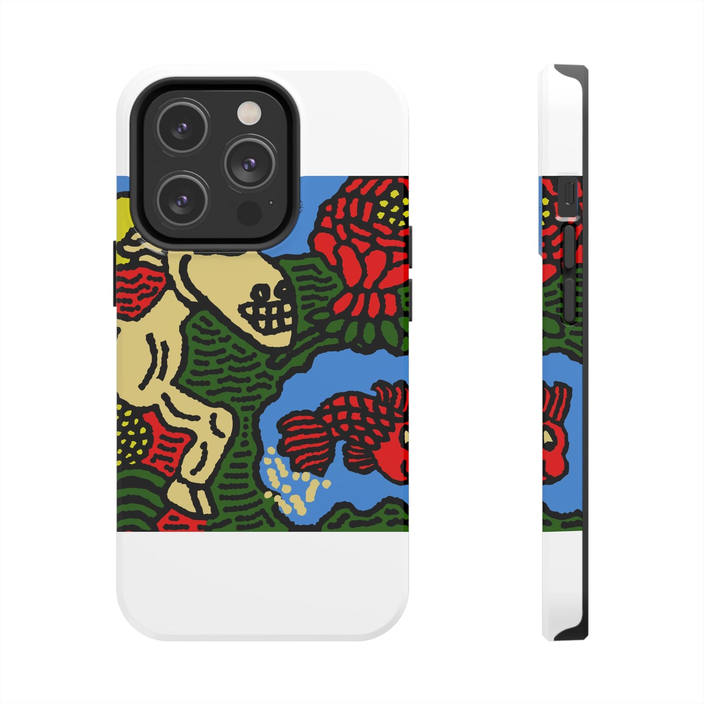 Galloping carefree through life Tough Phone Case