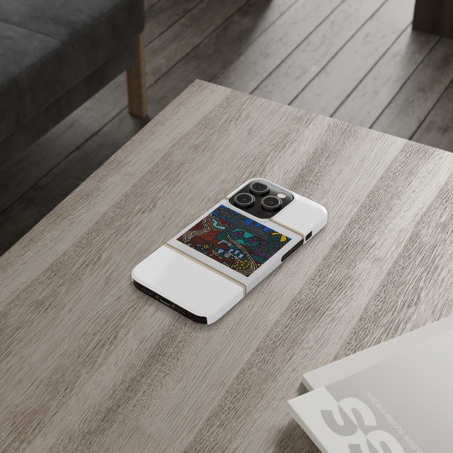 Road to a Sanctuary and Oasis Slim Phone Case