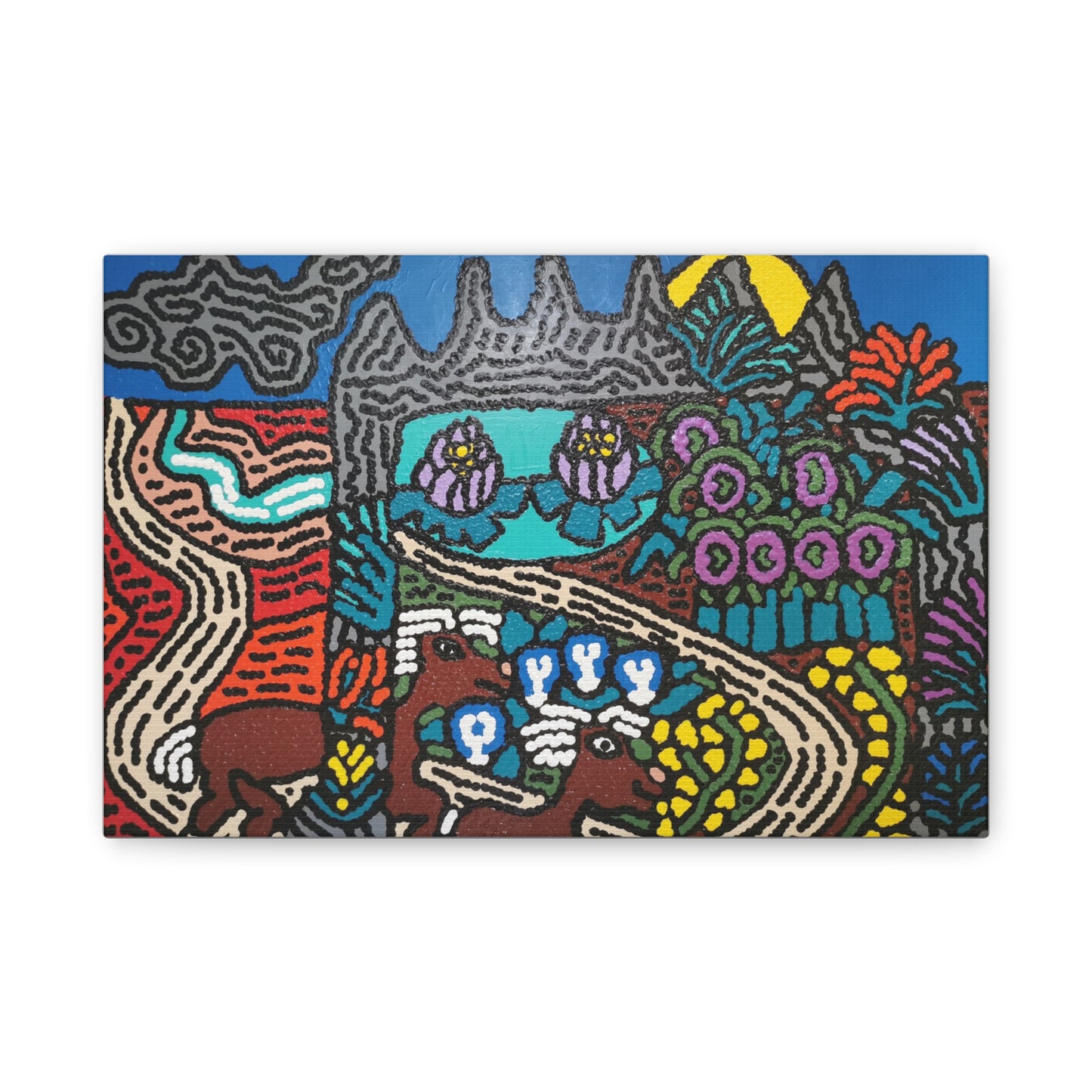 Going to the valley of hope and prosperity Canvas (Small)
