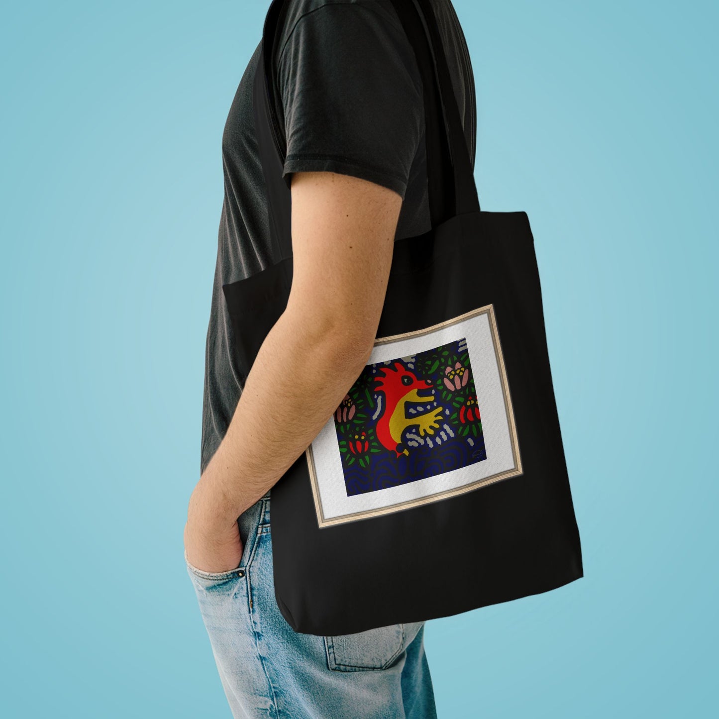 Breaking through the surface of a lotus pond Classic Tote Bag
