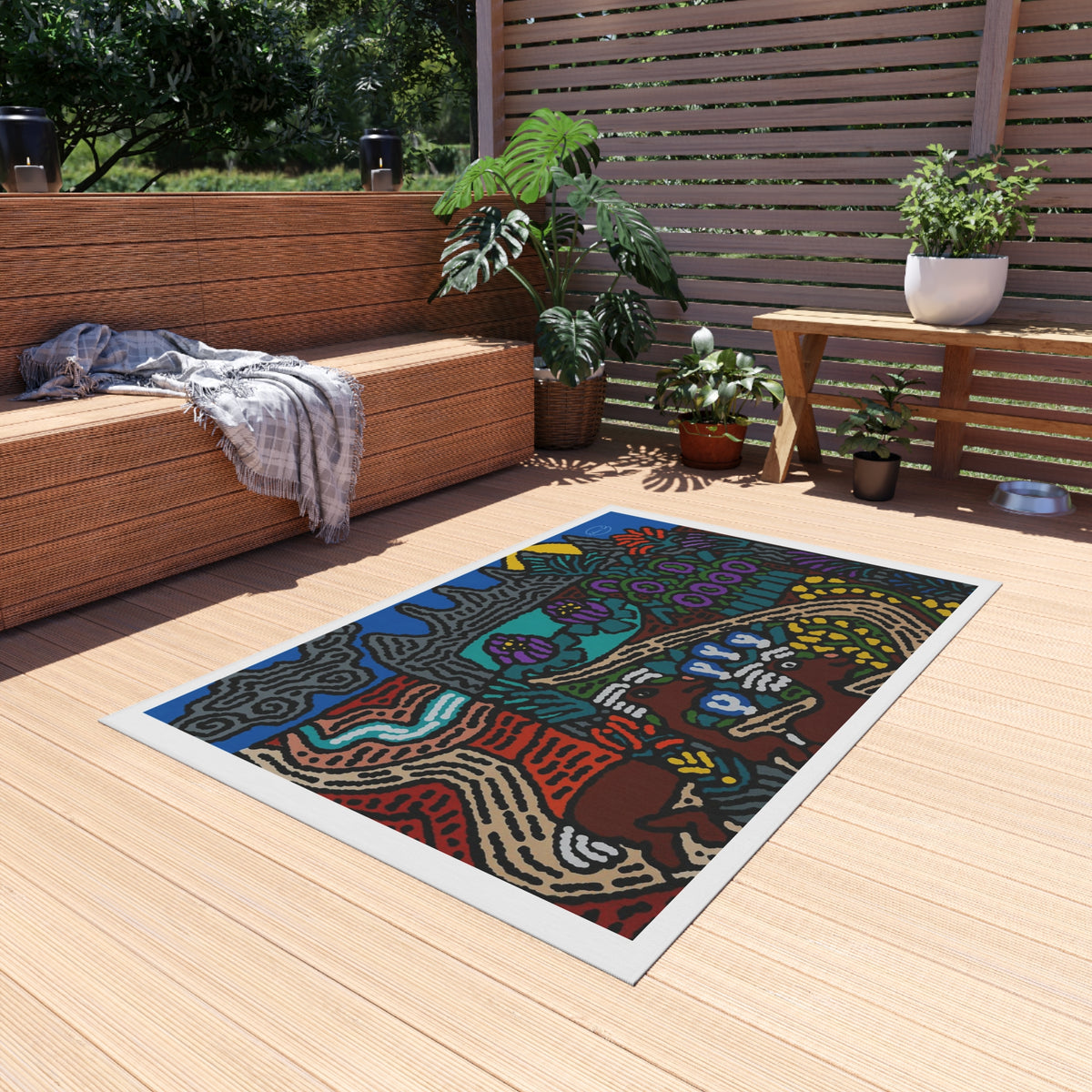 Going to the valley of hope and prosperity — Outdoor Rug