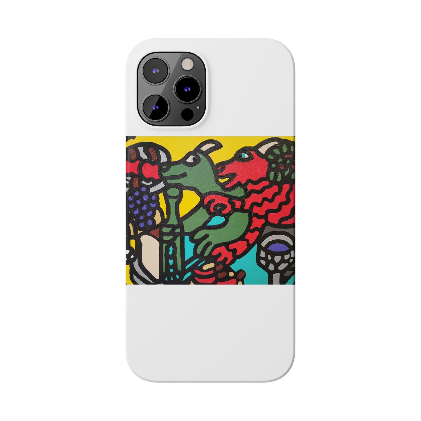 Enjoying our companionship Slim Phone Case