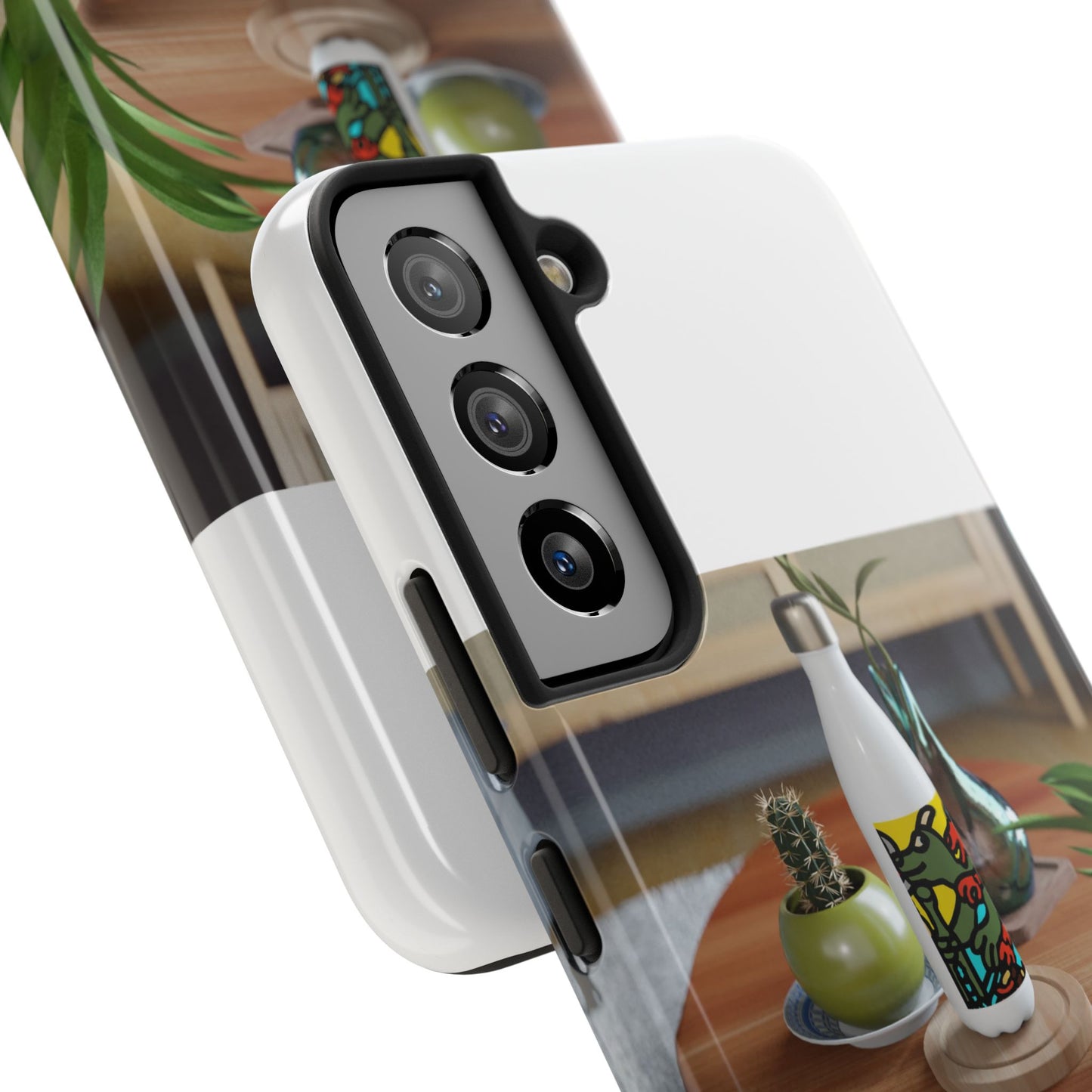 Two dragons enjoying a feast together Tough Phone Case
