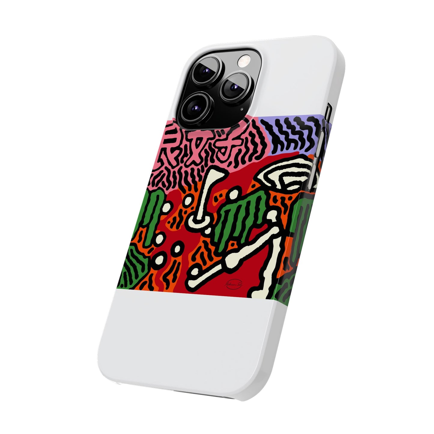 Hitting holes in one throughout life Slim Phone Case