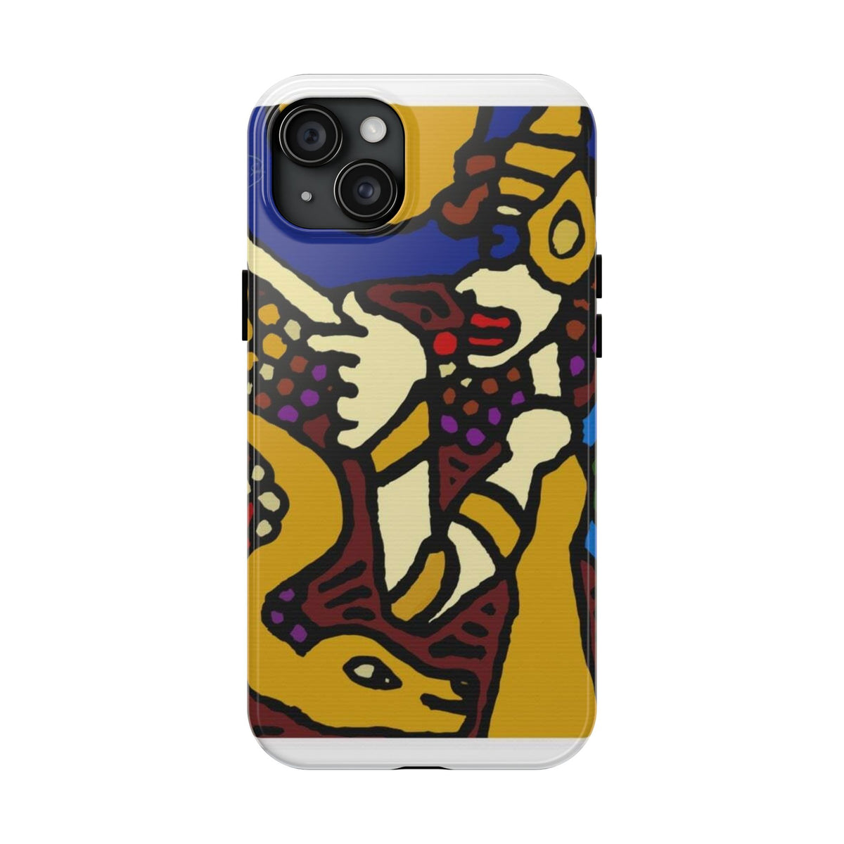 The golden snake being blessed by the fairy Tough Phone Case