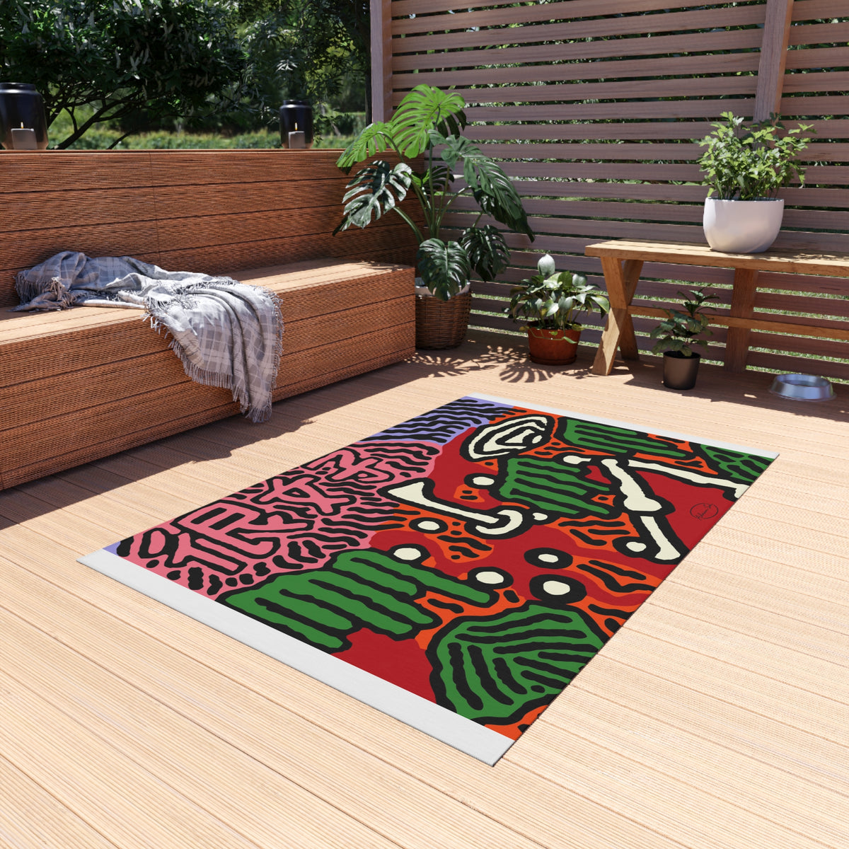 Hitting holes in one throughout life — Outdoor Rug