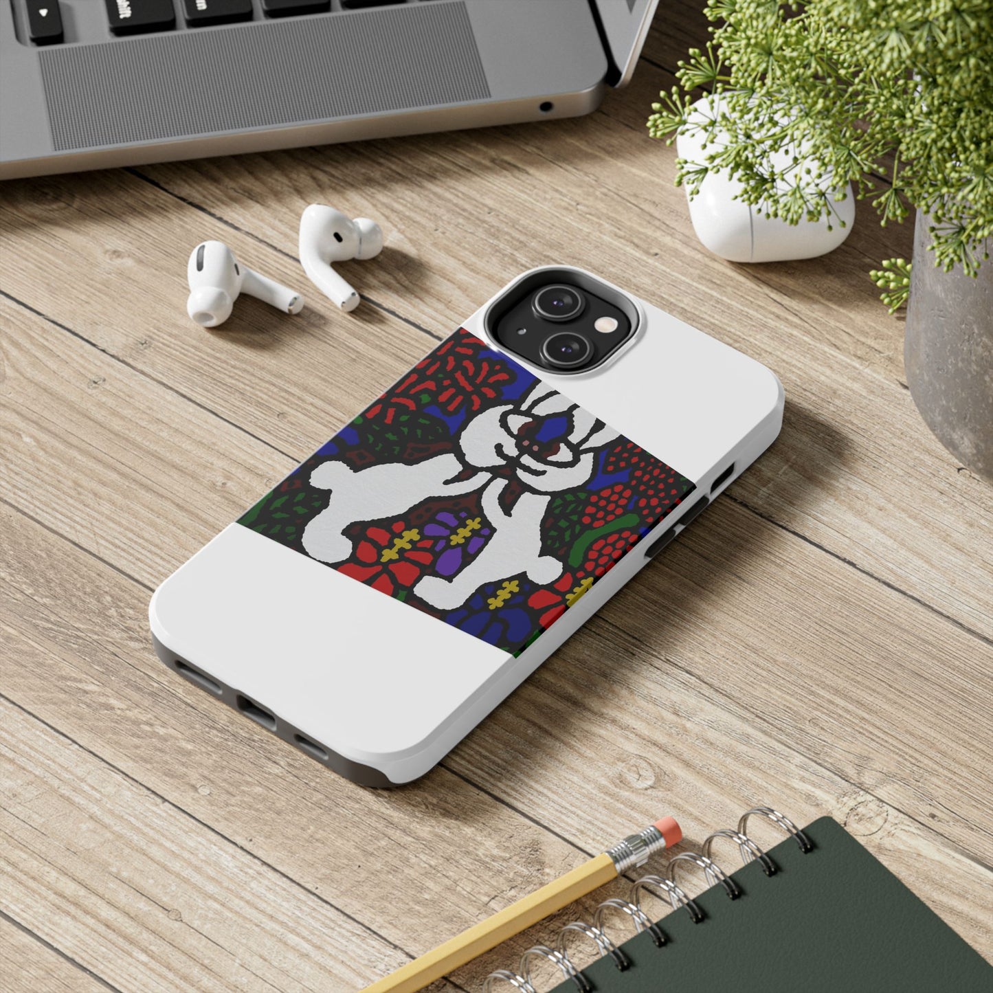 Bunnies in love Tough Phone Case