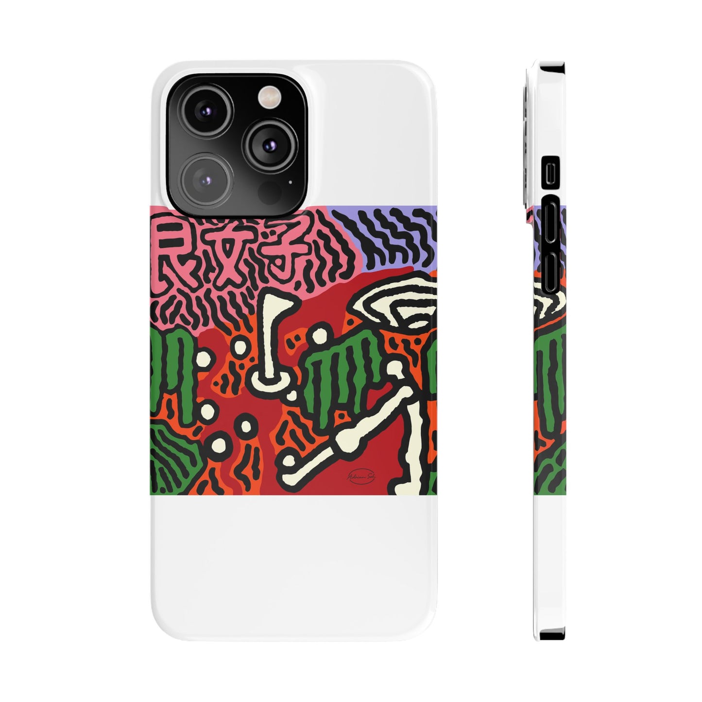 Hitting holes in one throughout life Slim Phone Case